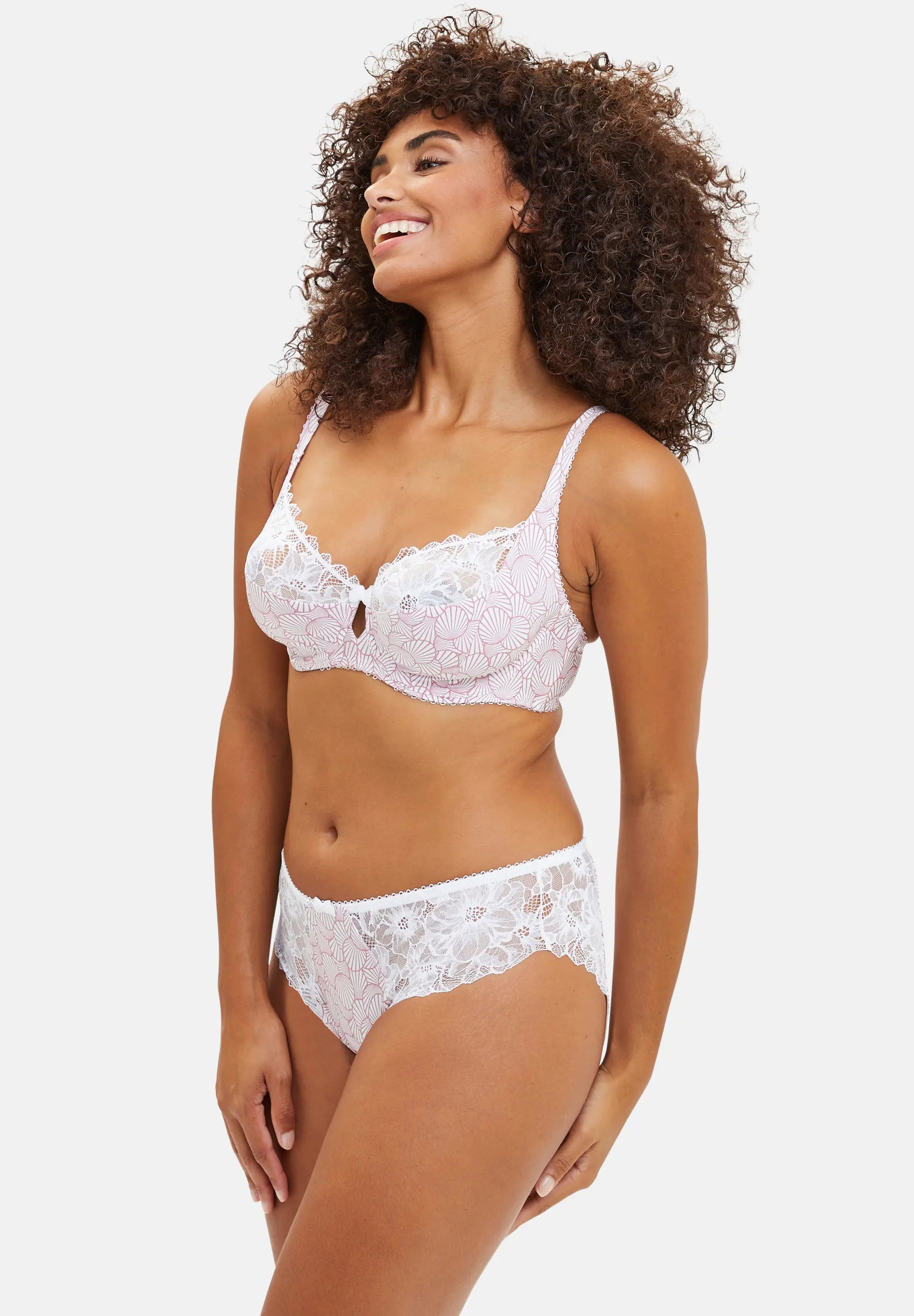 Sujetador clásico Garance Estampado Gráfico Rosa