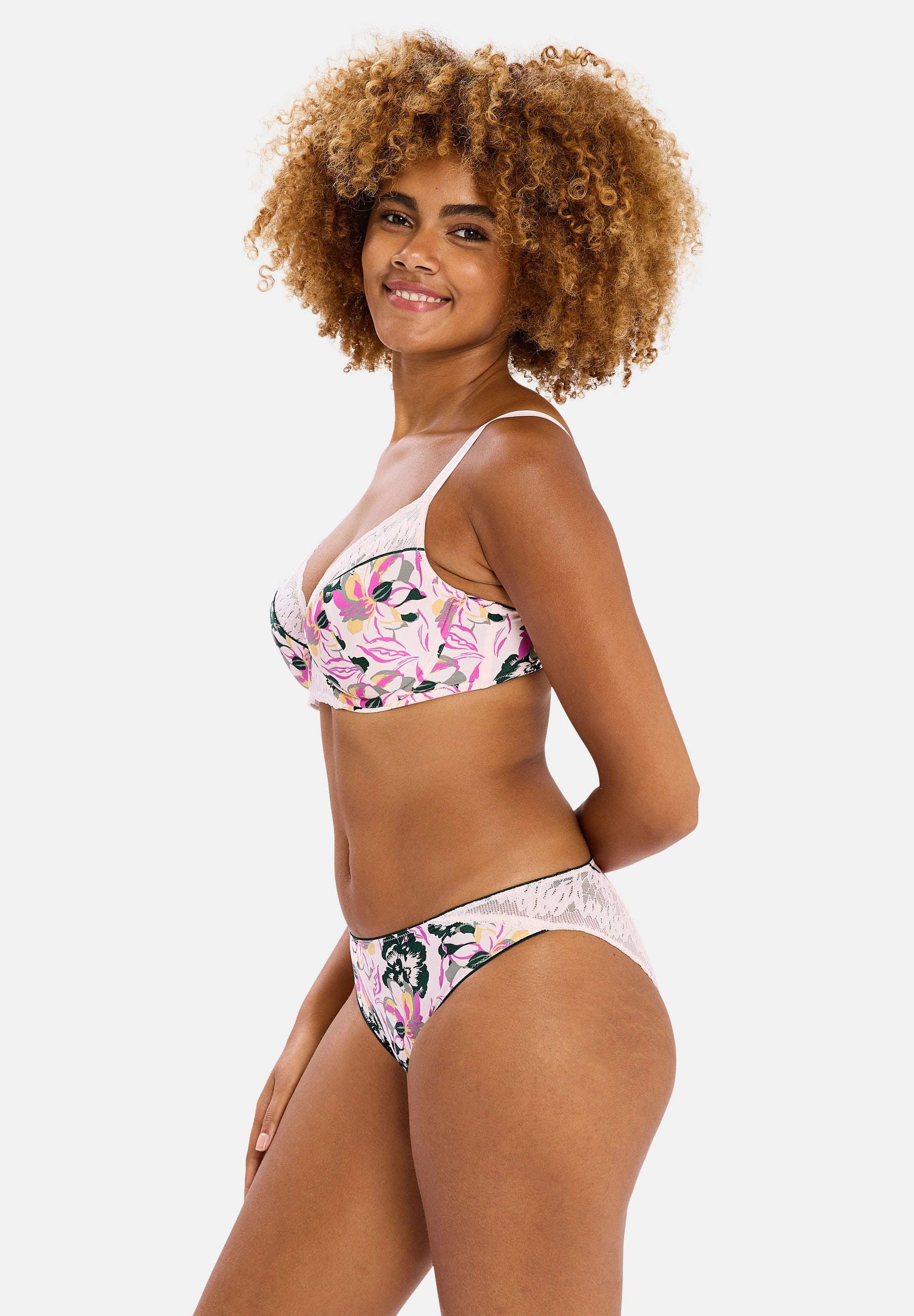 Soutien-gorge emboîtant Eloane Verte Floraison
