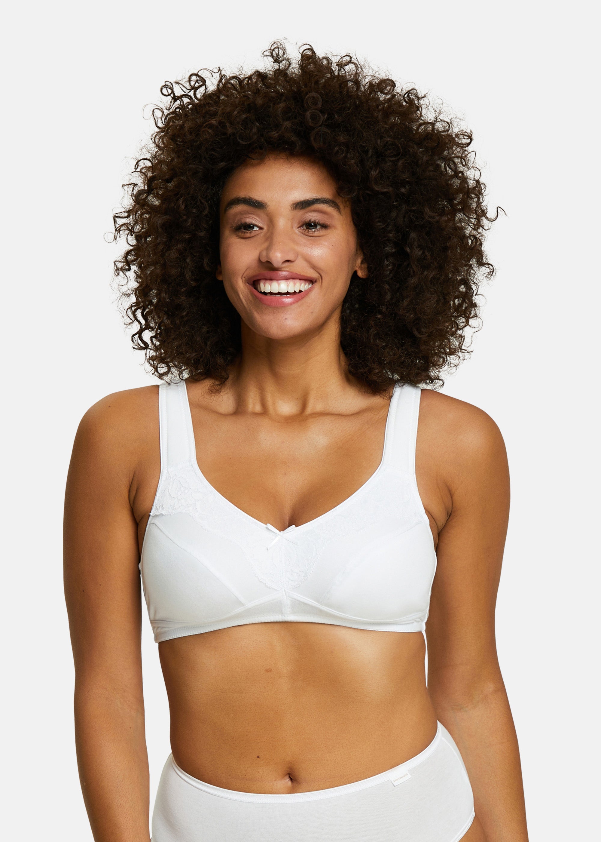 Buy Sans Complexe Lucie Organic Cotton Wide Strap Wirefree Bra