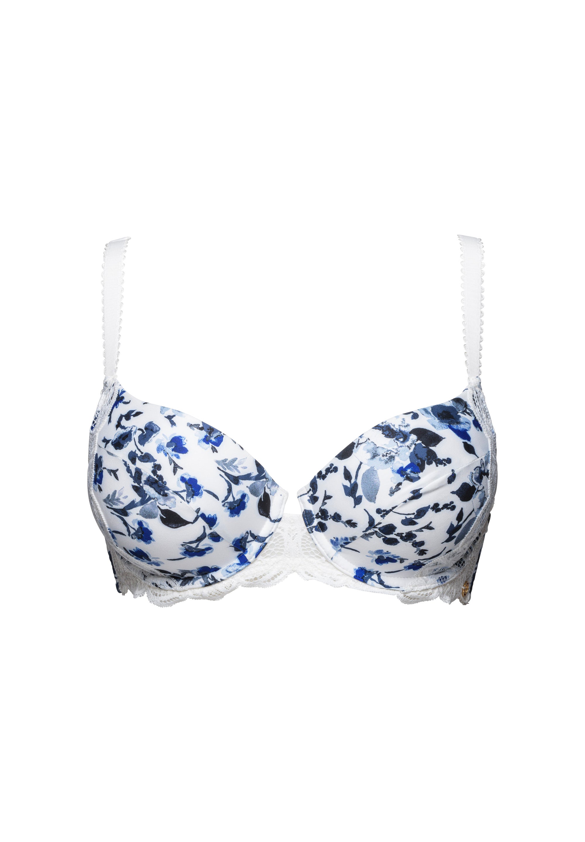 Half cup bra with cups Ariane Fantaisy Print Ivory Floral
