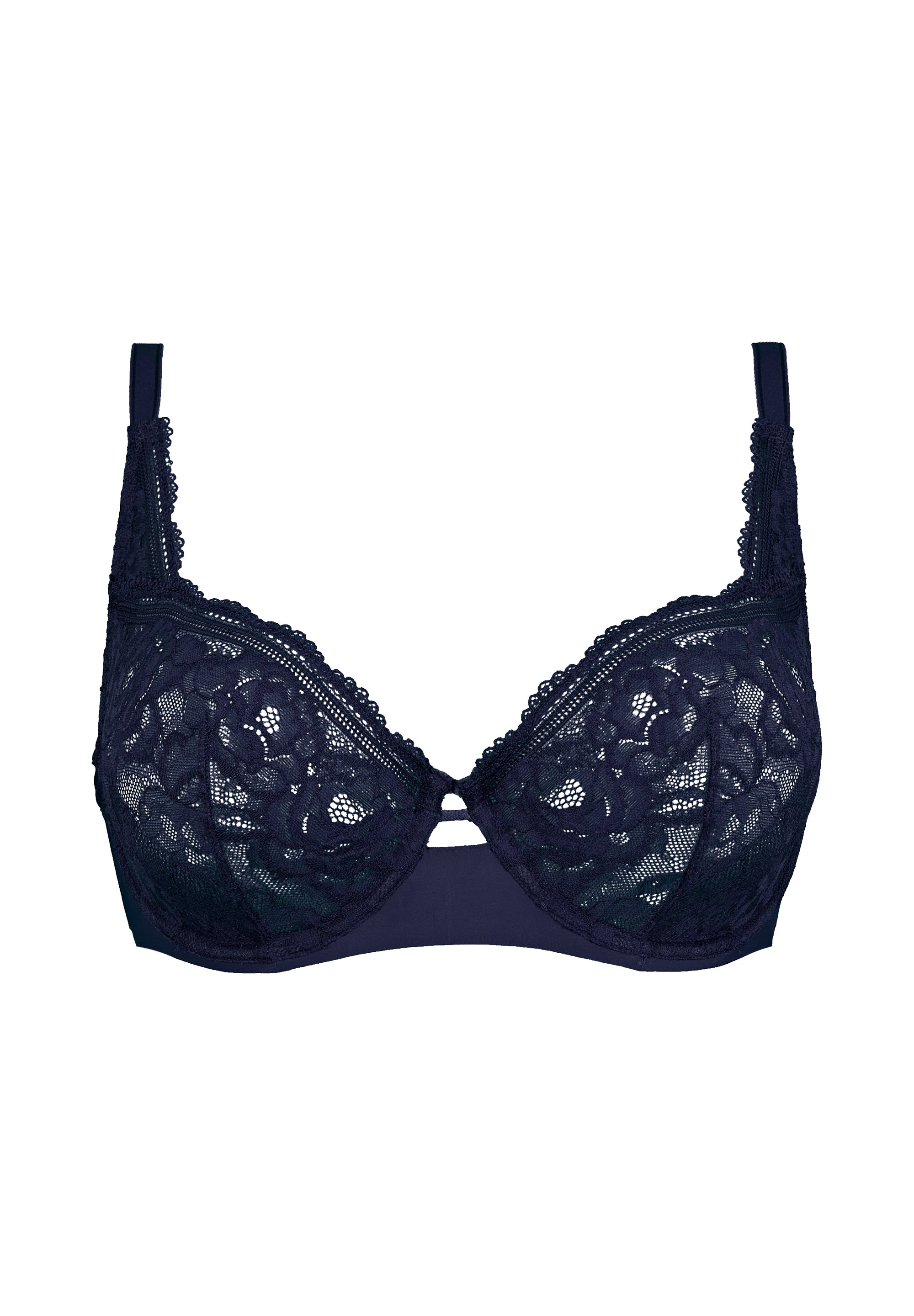 Lily demi-cup bra Navy Blue