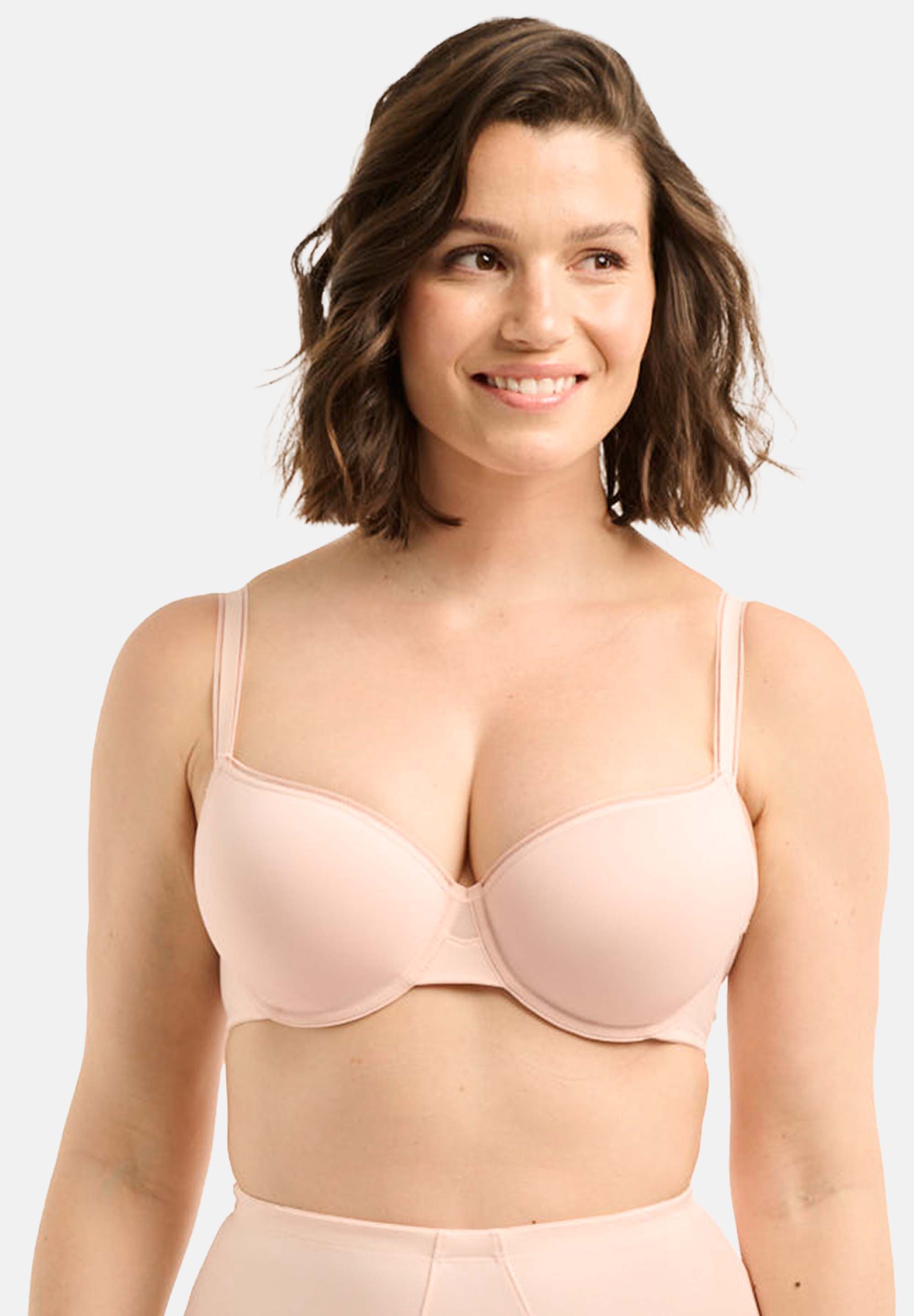 Lightly lined spacer bra So Refresh Pink Silver Peony