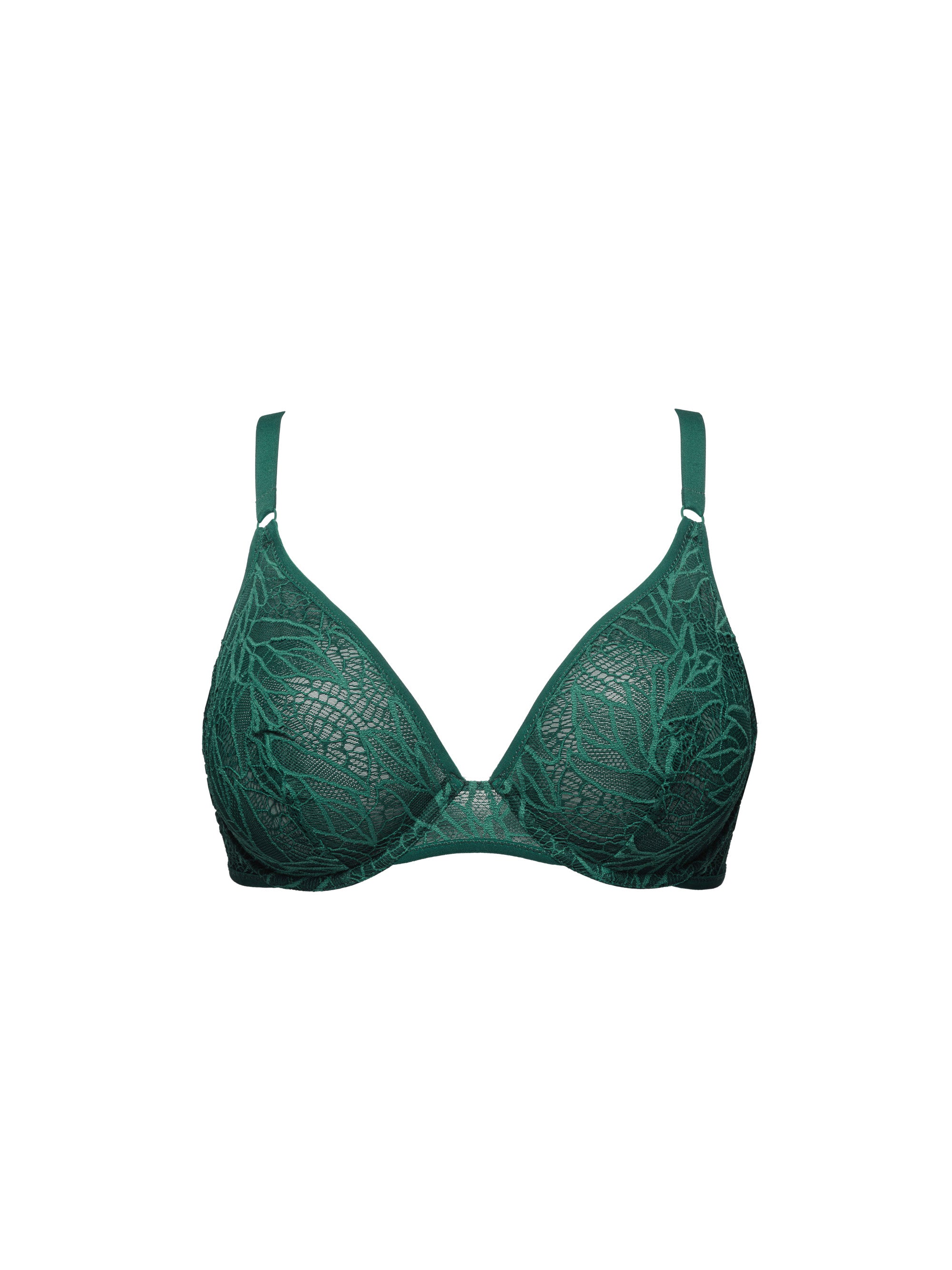 Triangle bra Miss Sans Complexe Isa Deep Emerald Green 