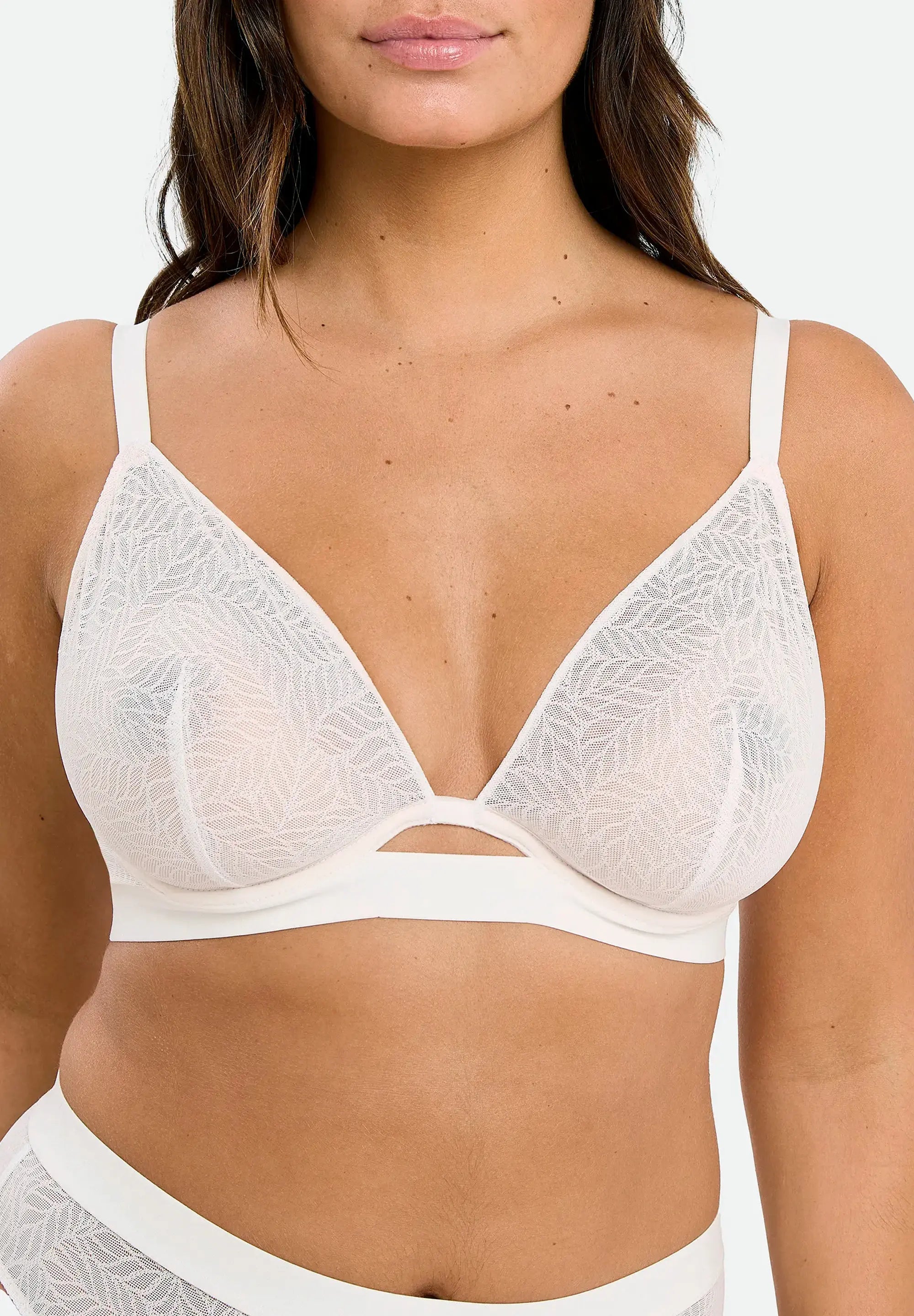 Reggiseno a triangolo con ferretto Marjoline Crema di Cocco