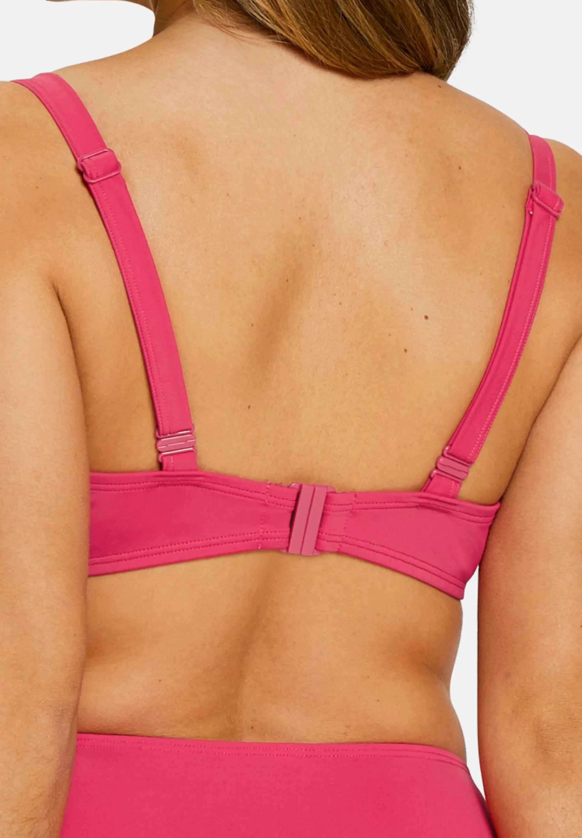 Bikinitop met beugel Elevated Basics Virtuele Roze