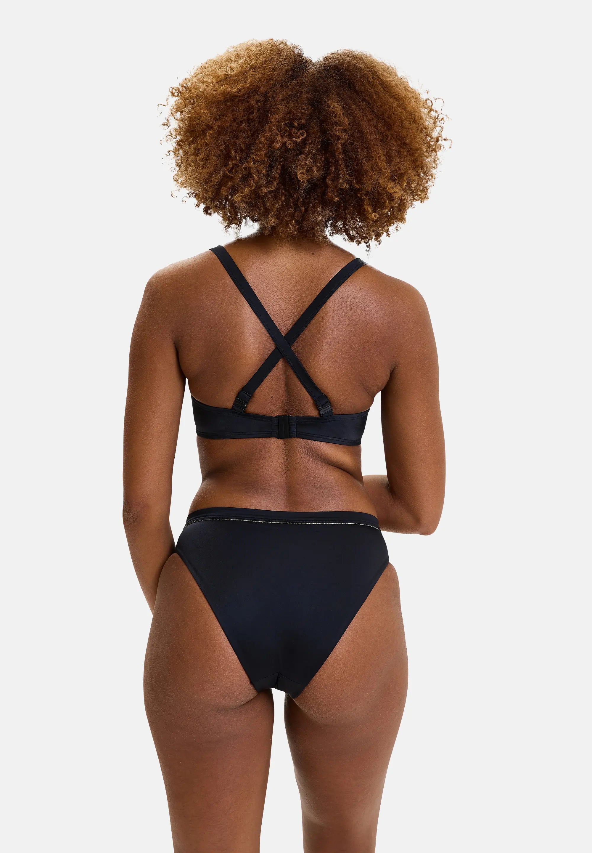 Haut de maillot de bain avec armatures Speekaboo Shape Noir