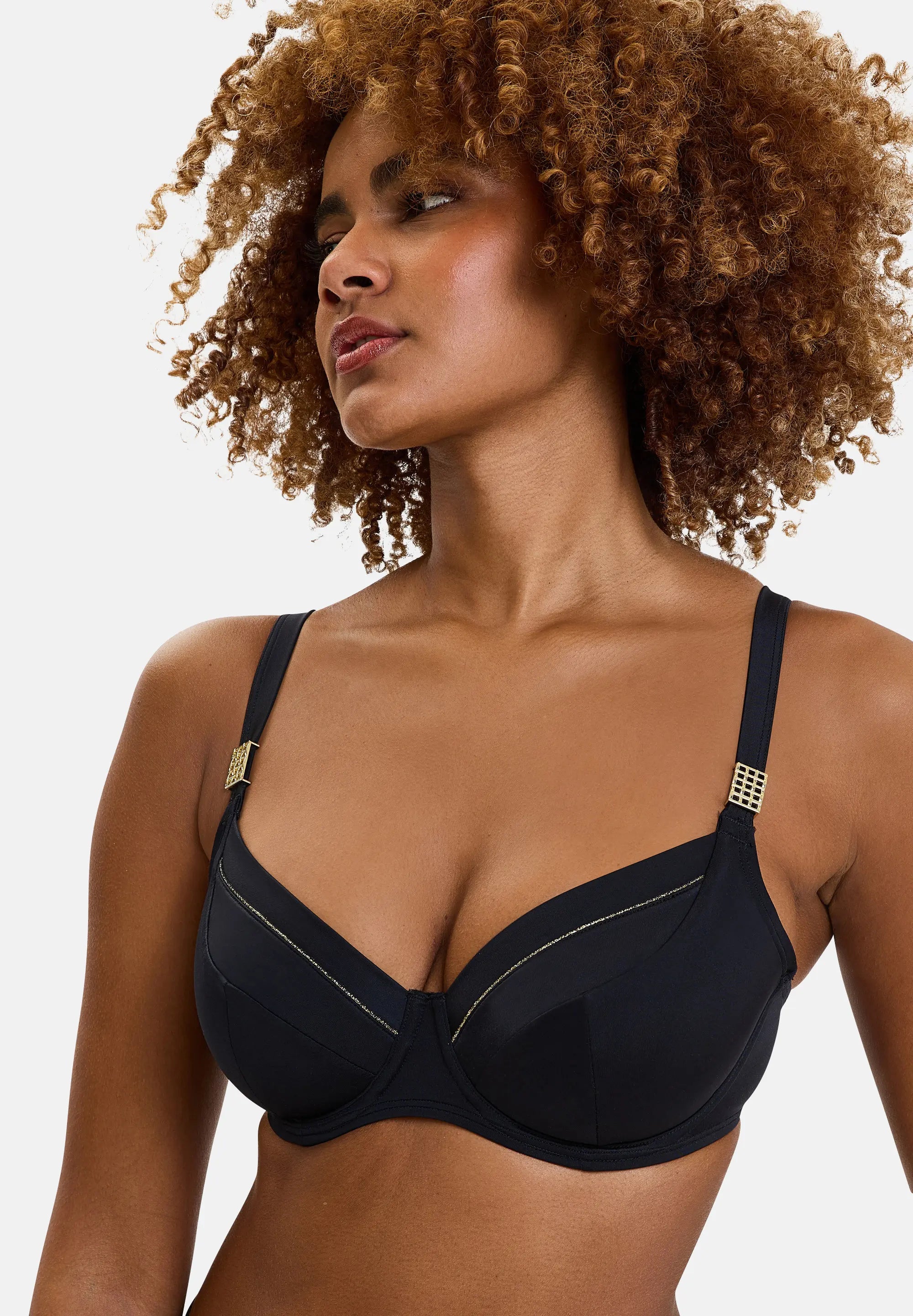 Haut de maillot de bain avec armatures Speekaboo Shape Noir