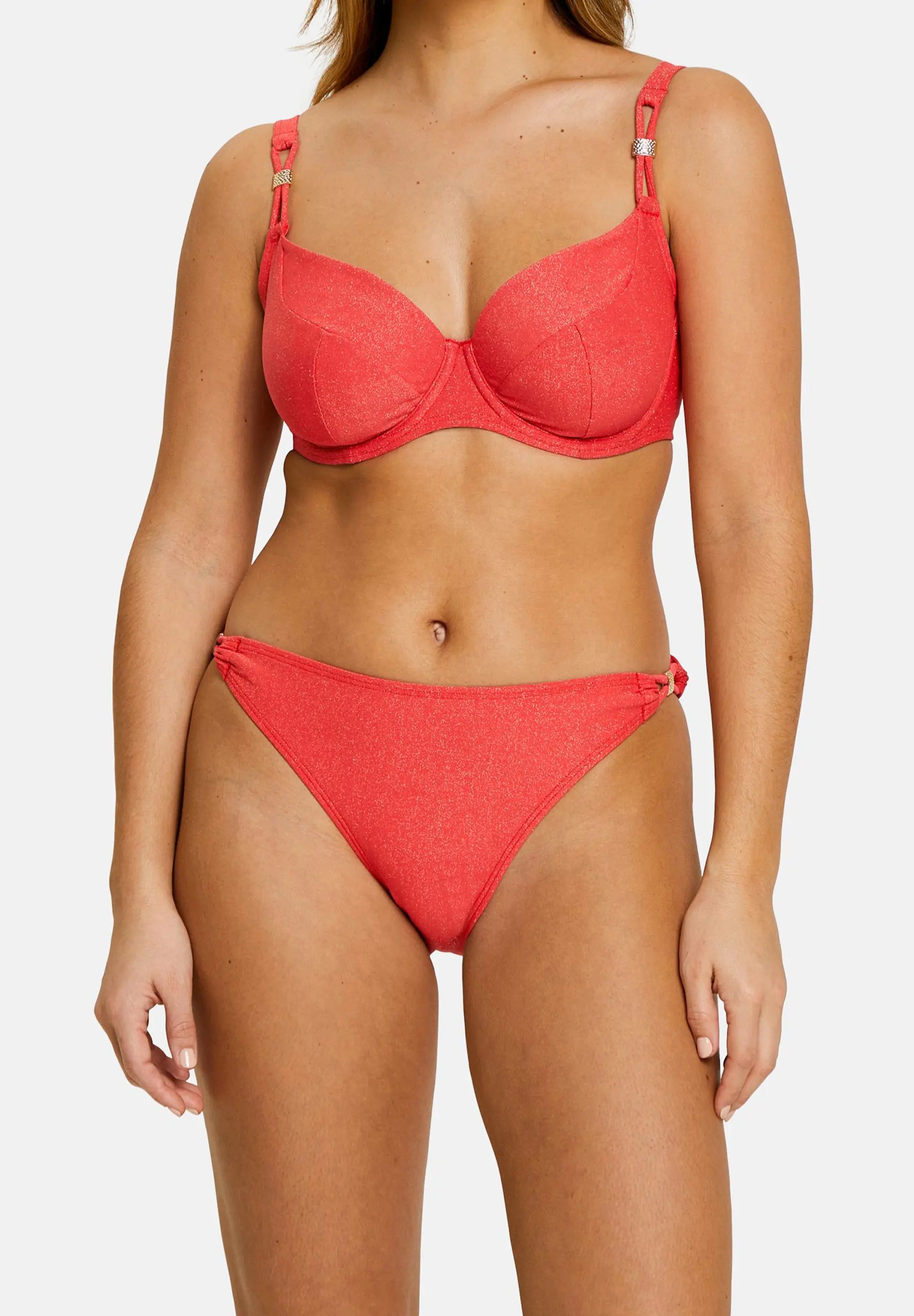 Bikinitop met beugel Bask in Bliss Poppy Rood