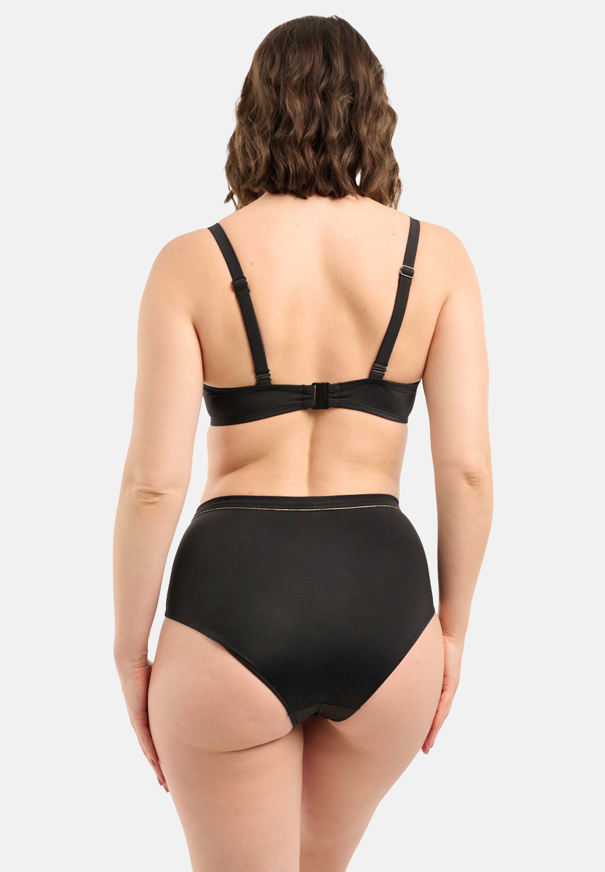 Speekaboo Shape underwired swimsuit top Black