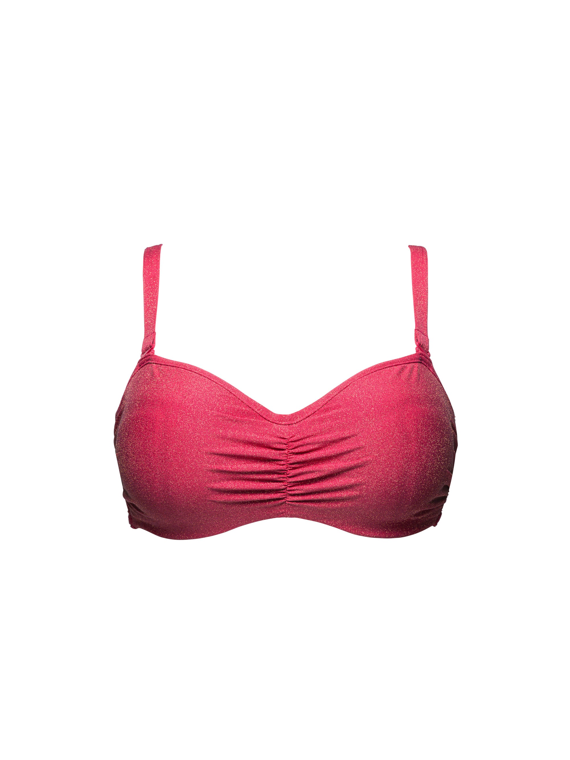 Reflet Cerise underwired bandeau swimsuit top