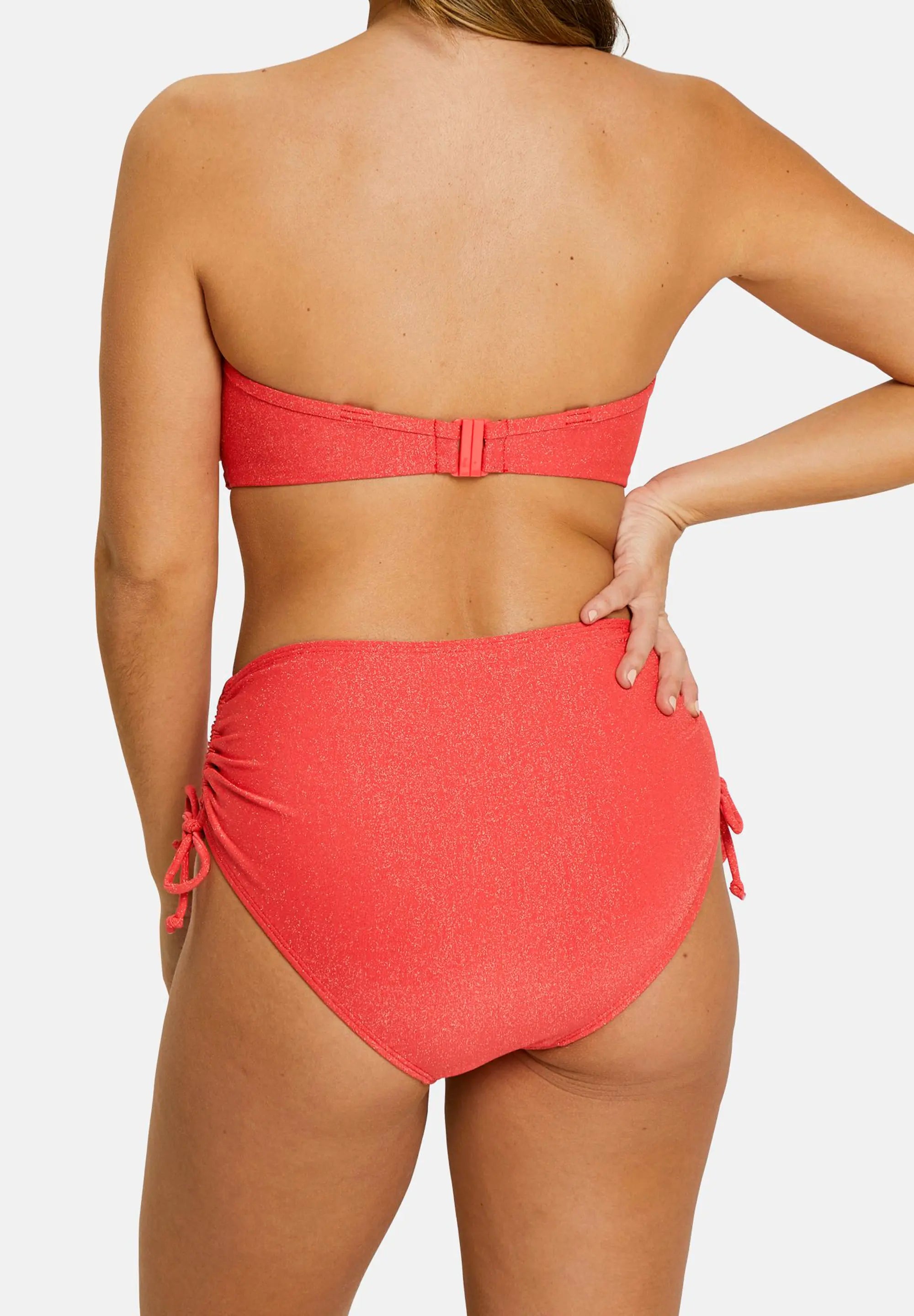Bandeau-bikinitop met beugel Bask in Bliss Poppy Rood