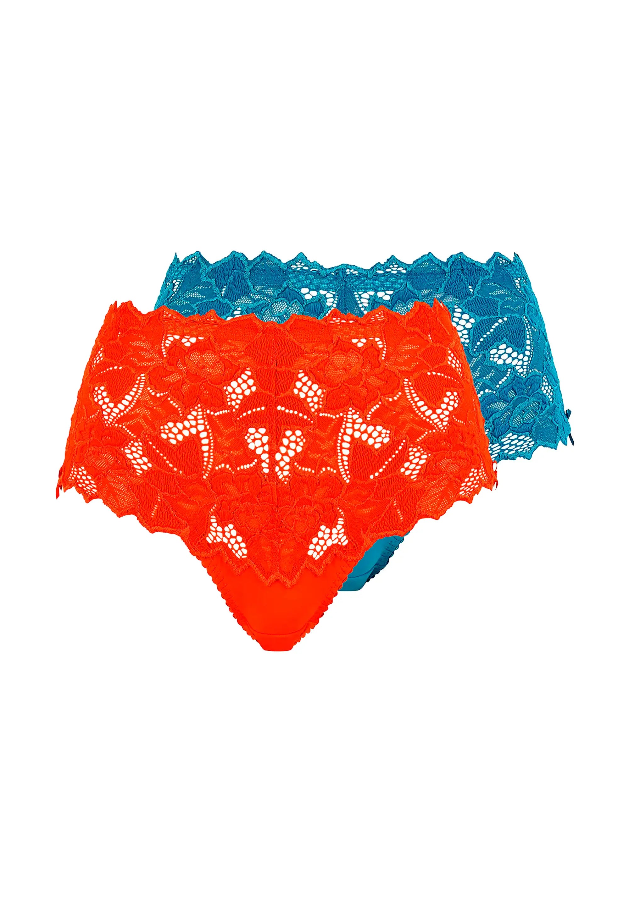 Set van 2 Arum slips in Oranje en Blauw