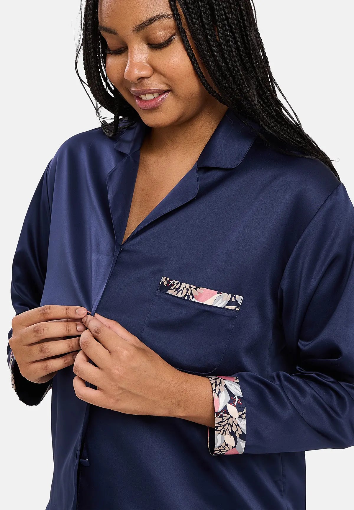 Blouse In Style Navy Blue
