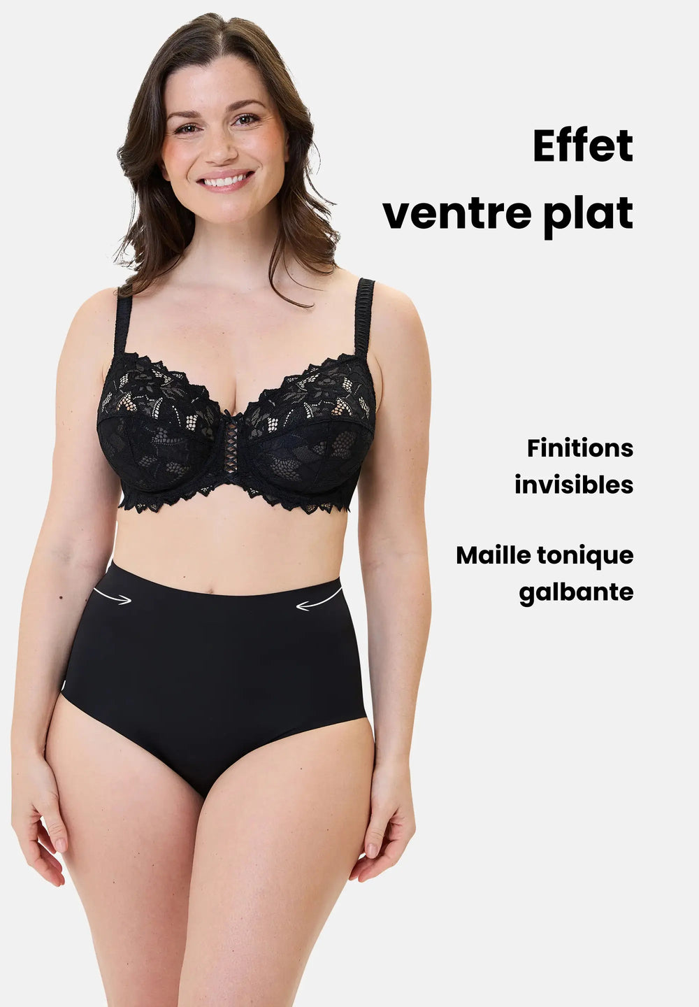 Sans Complexe Culotte Gainante Femme Taille Haute - Maintien Abdominal Et Confort