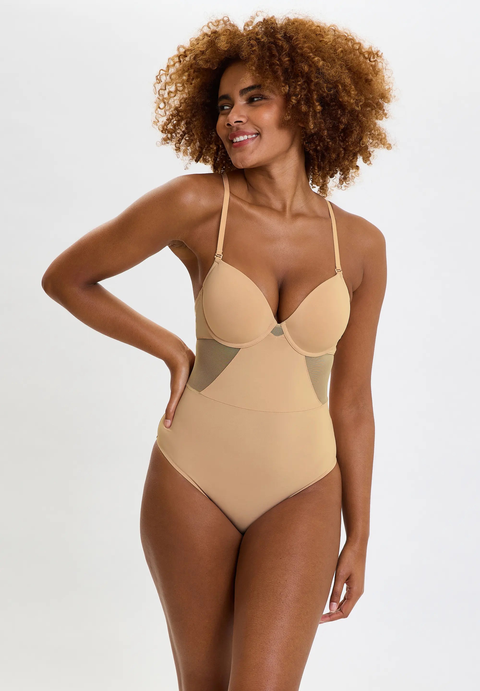 Ensemble Dos Nu avec body et tanga – vue 3/4