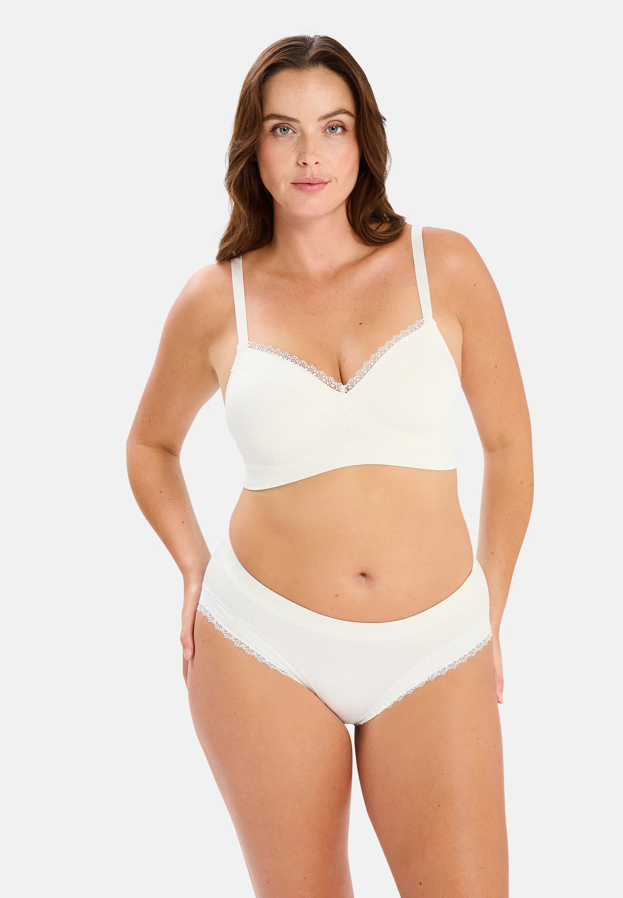 Brassière sans armatures Agathe Ivoire