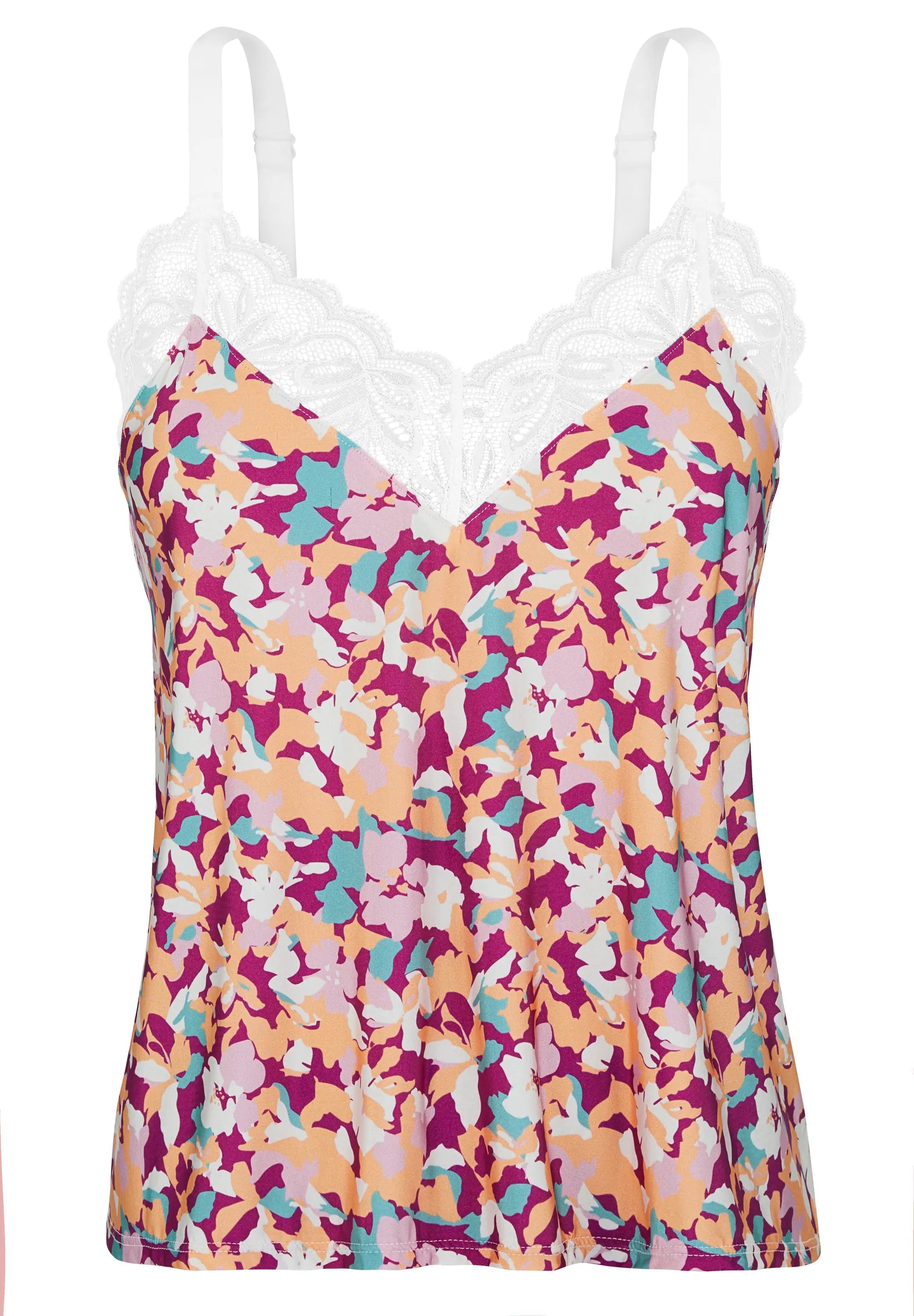 Top Suzan Fantaisy Floral Fucsia