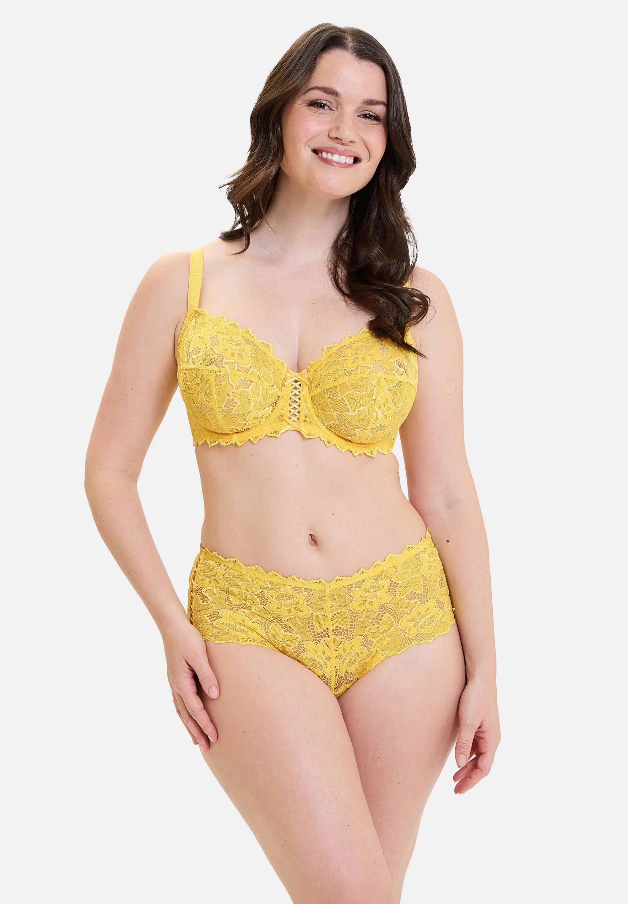 Lot de 2 culottes Arum Rose Fluo & Jaune Citron