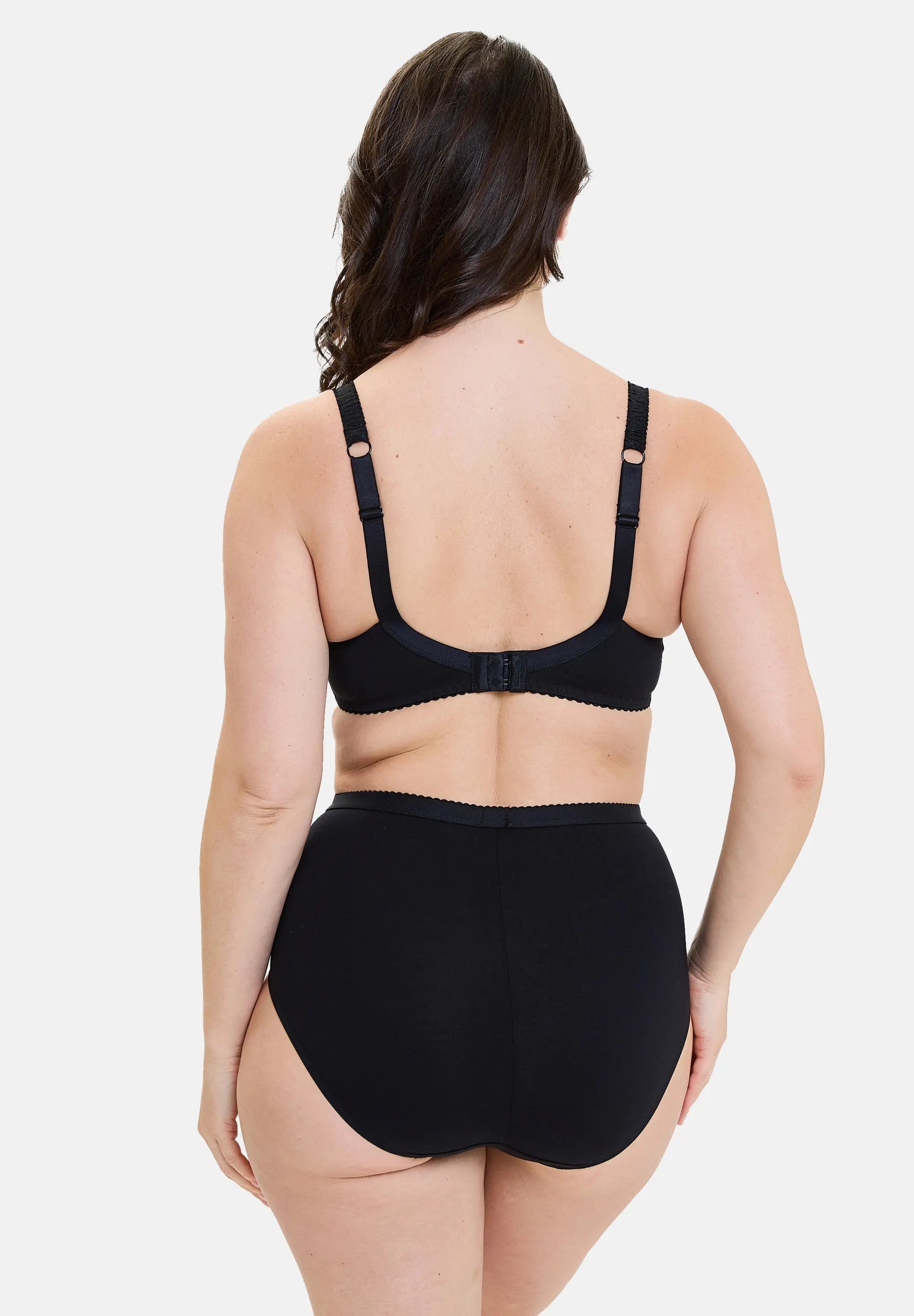 Culotte taille haute Coton d'Arum Noir