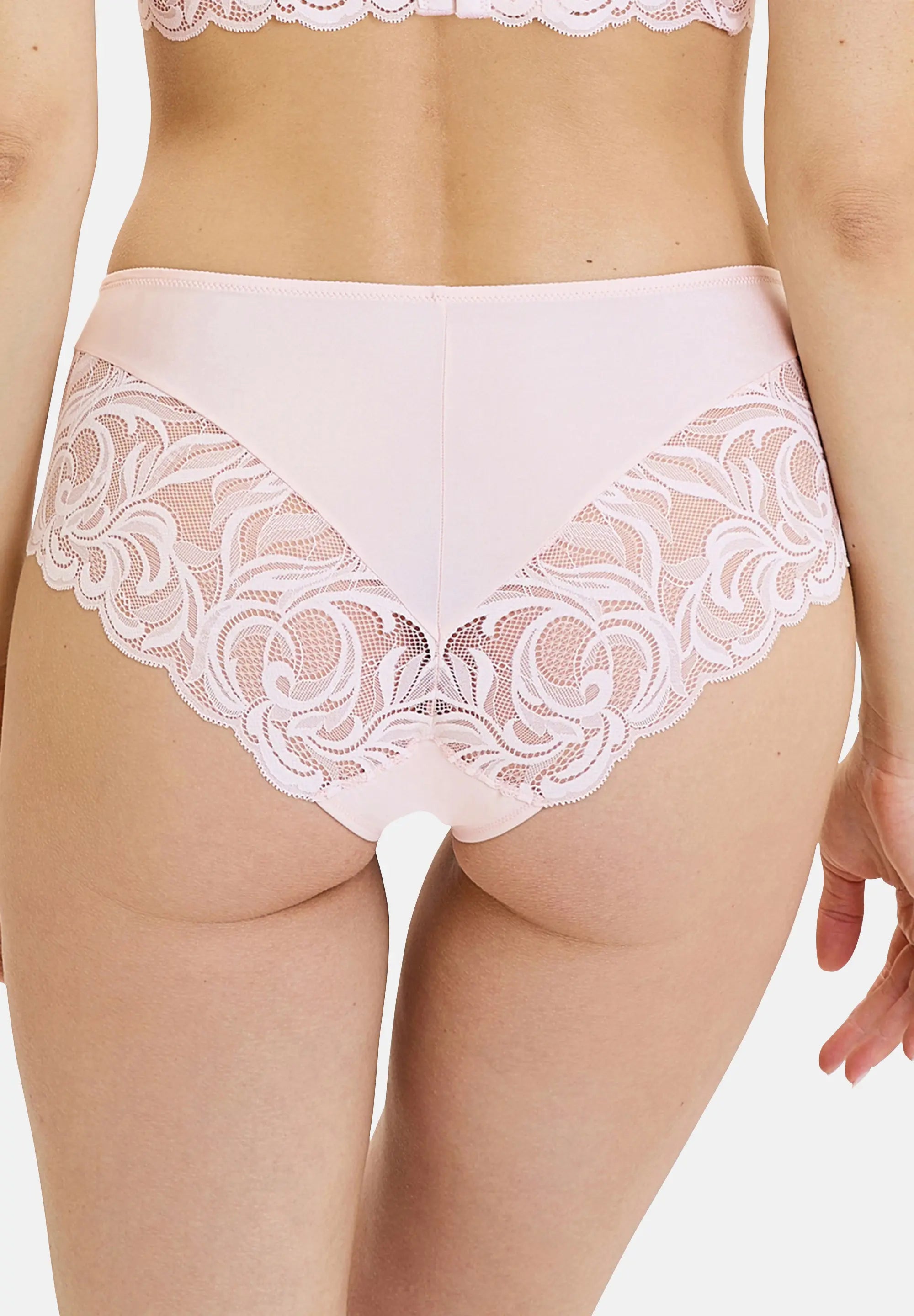 Culotte Haute Carla Rose Poudre