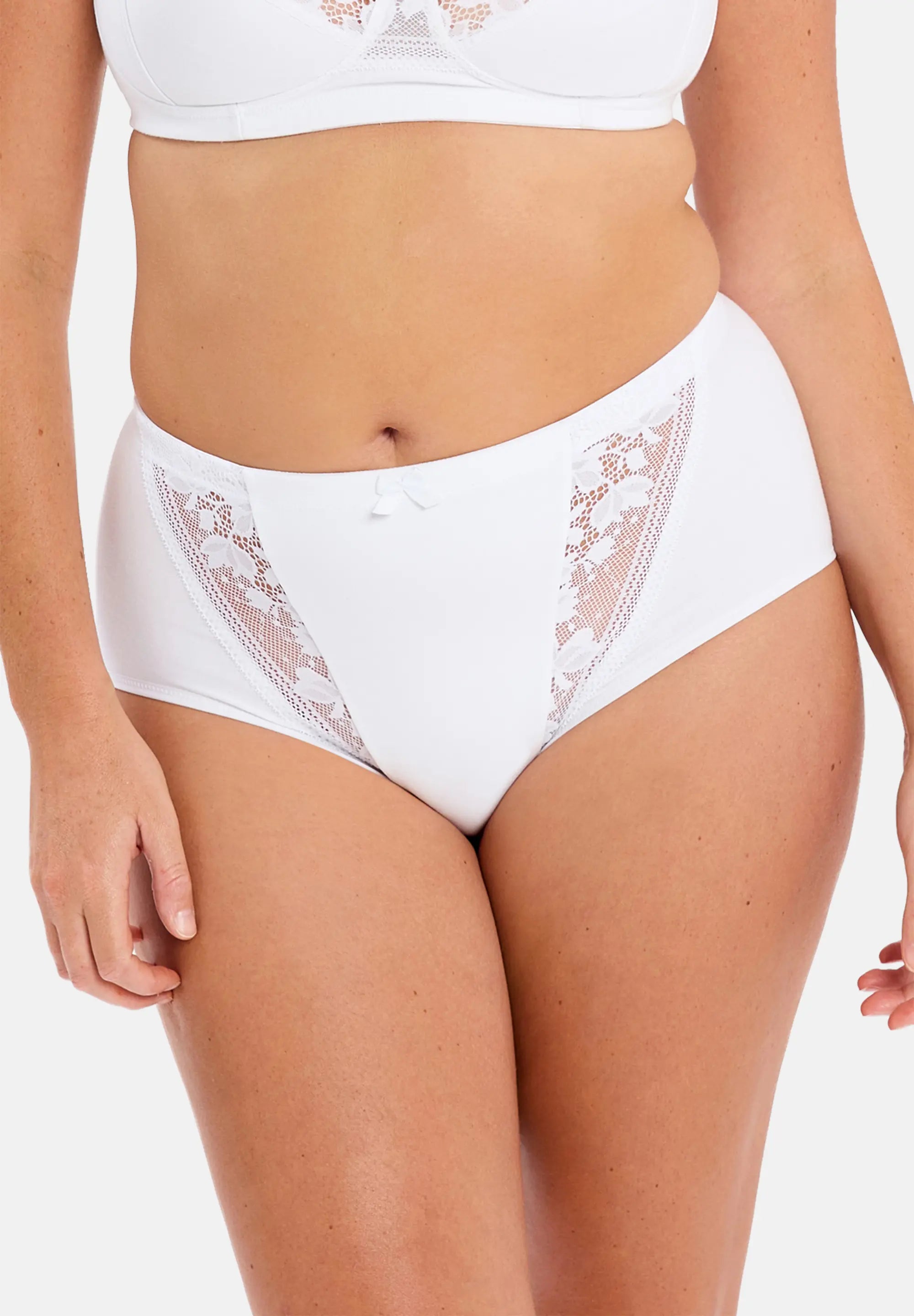 Corrigerende Hoge taille slip Platte buik Jeanne Wit