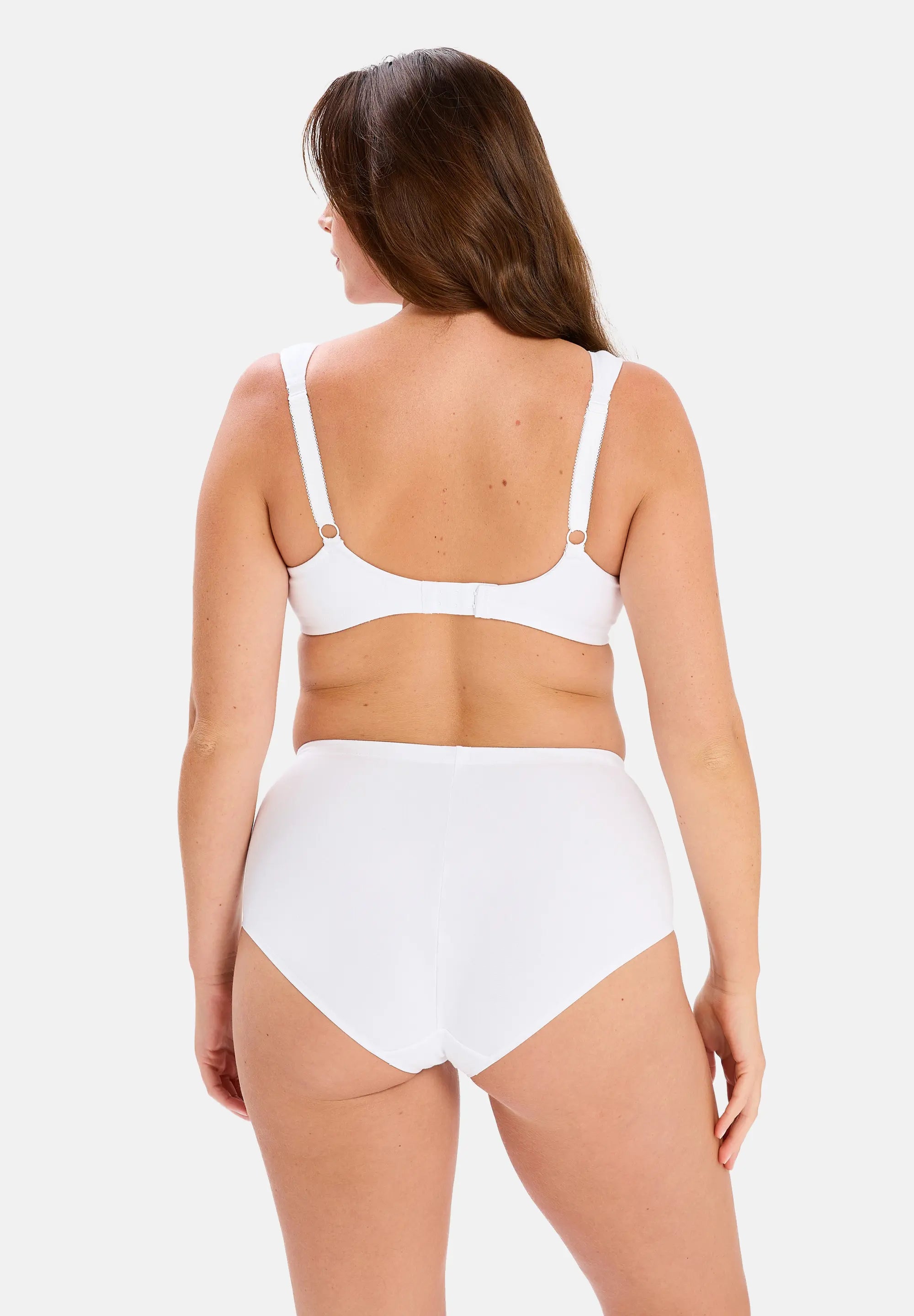 Corrigerende Hoge taille slip Platte buik Jeanne Wit