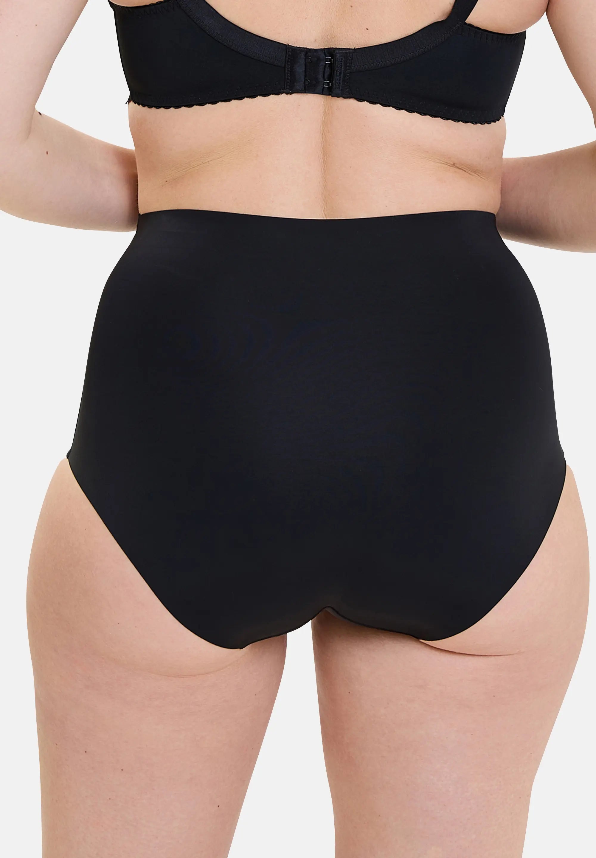 High waisted medium briefs Perfect Touch Black