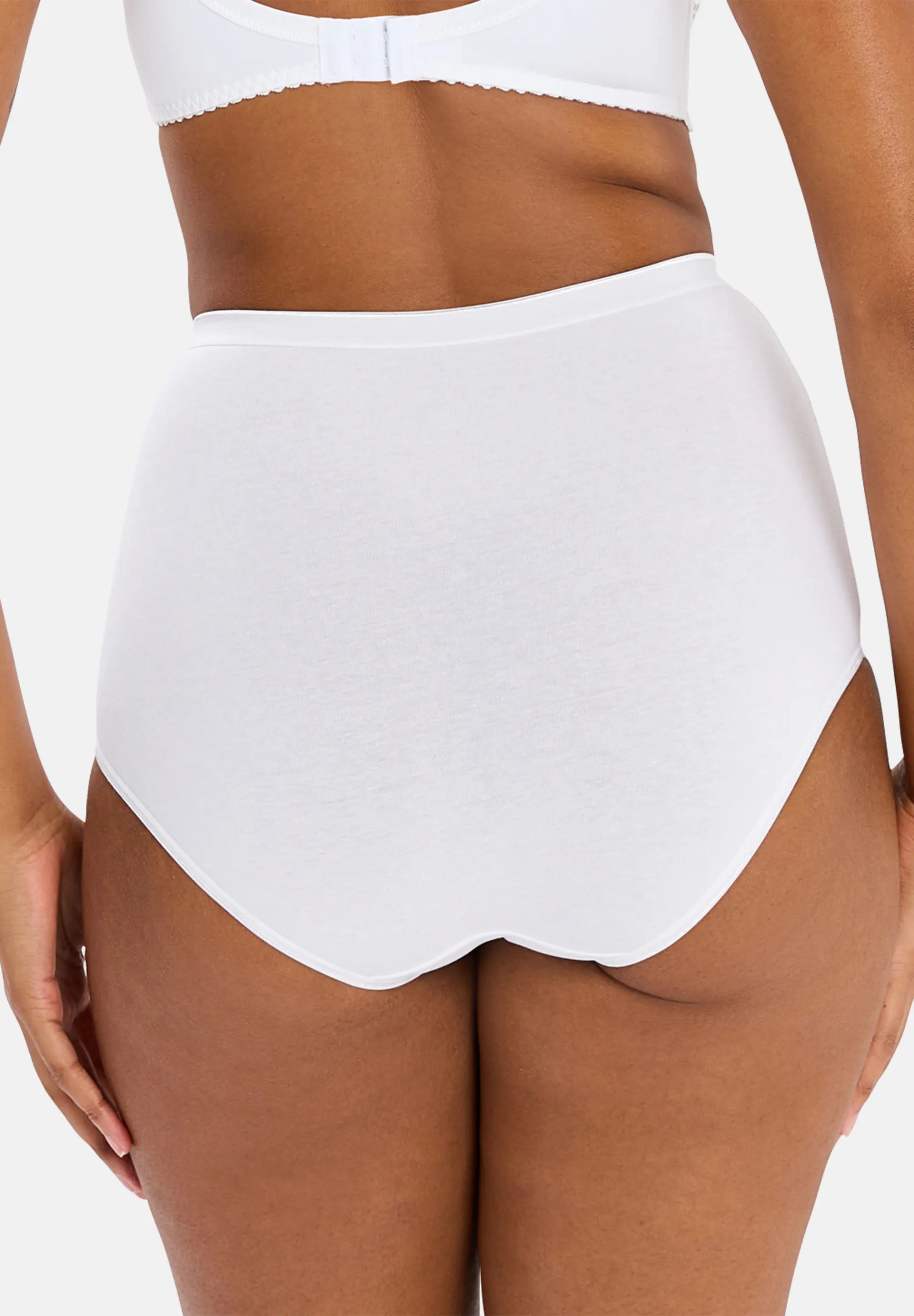 Medium Briefs - Pack of 3 Simplement Coton B White