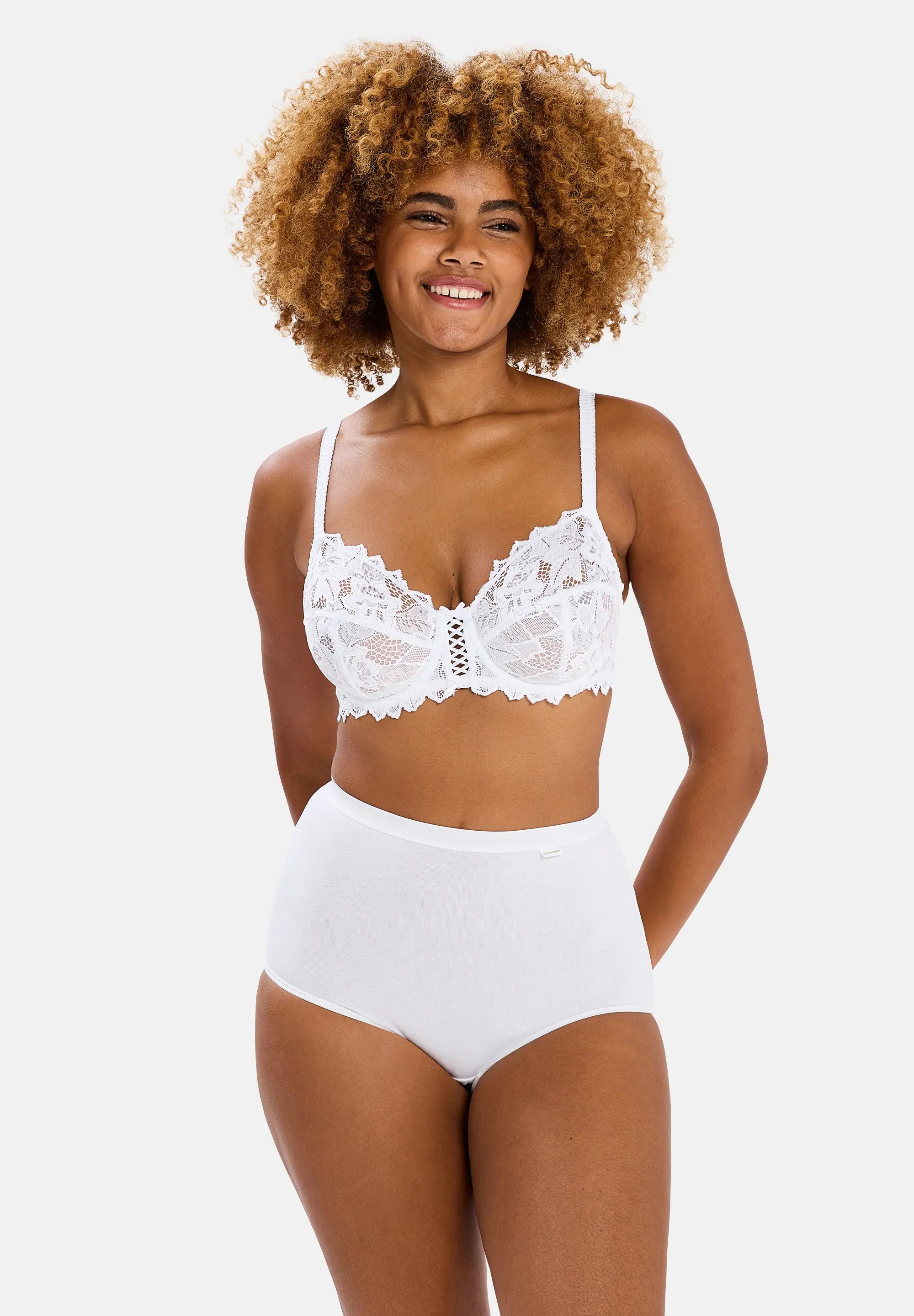 Medium Briefs - Pack of 3 Simplement Coton B White