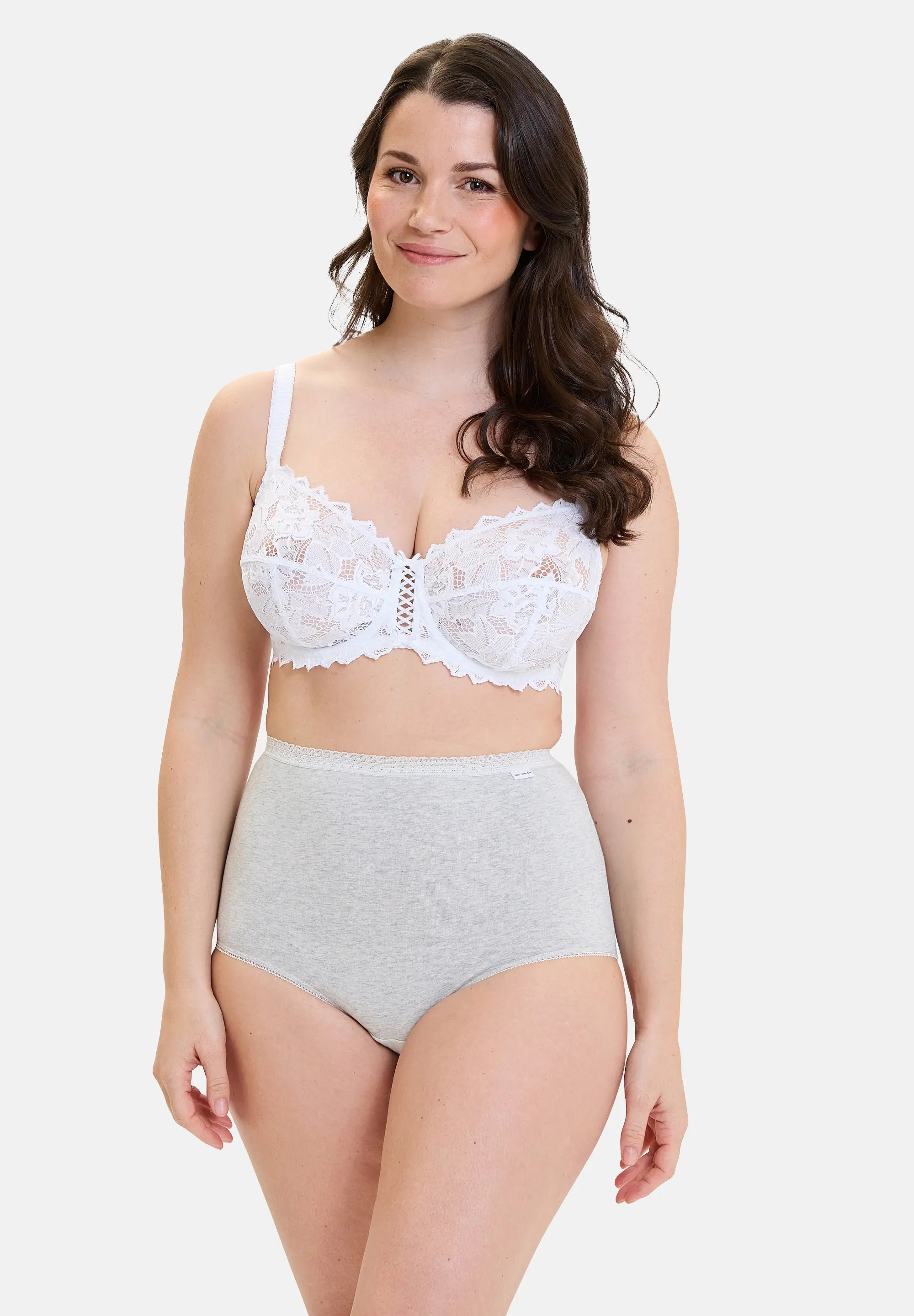 Midi slip - Set van 2 Classique Coton Heide Grijs