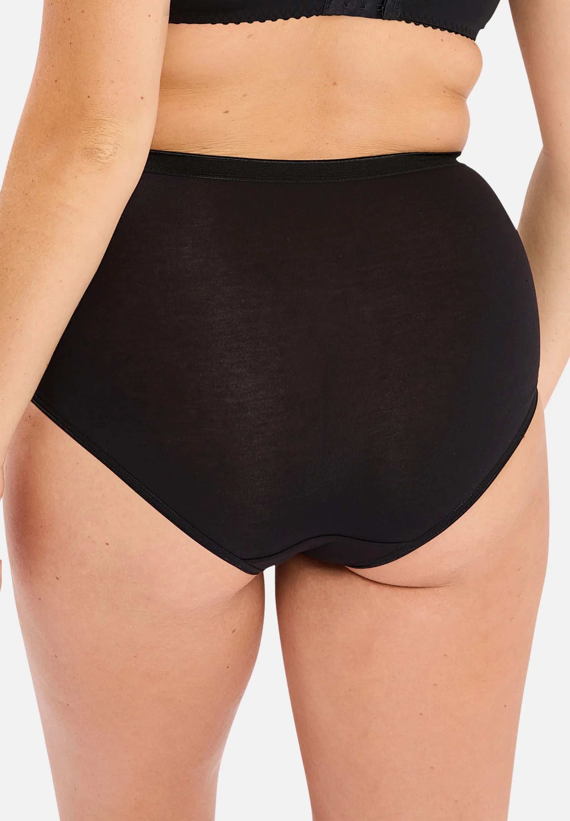 Medium Briefs - Pack of 3 Simplement Coton B Black