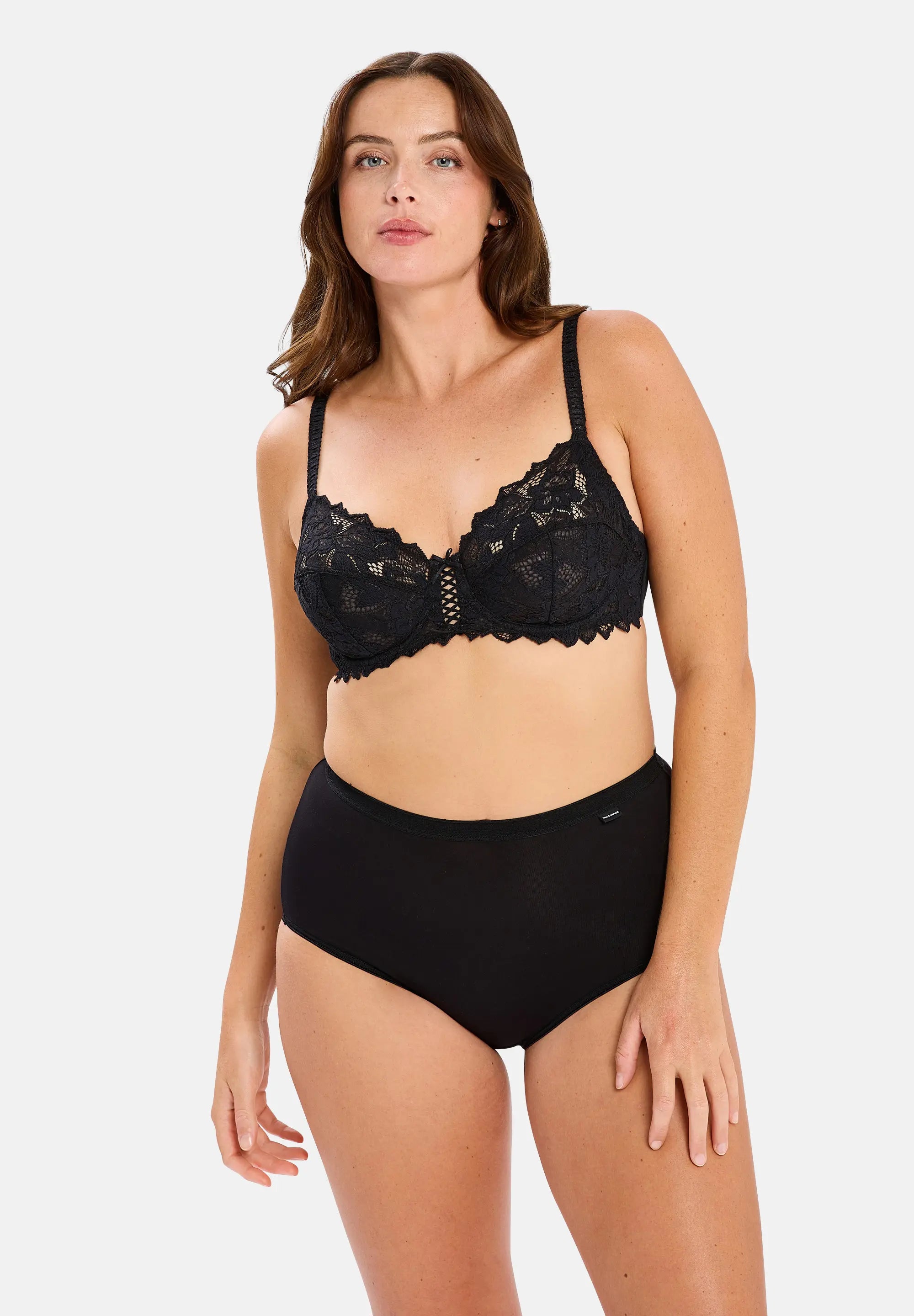 Medium Briefs - Pack of 3 Simplement Coton B Black