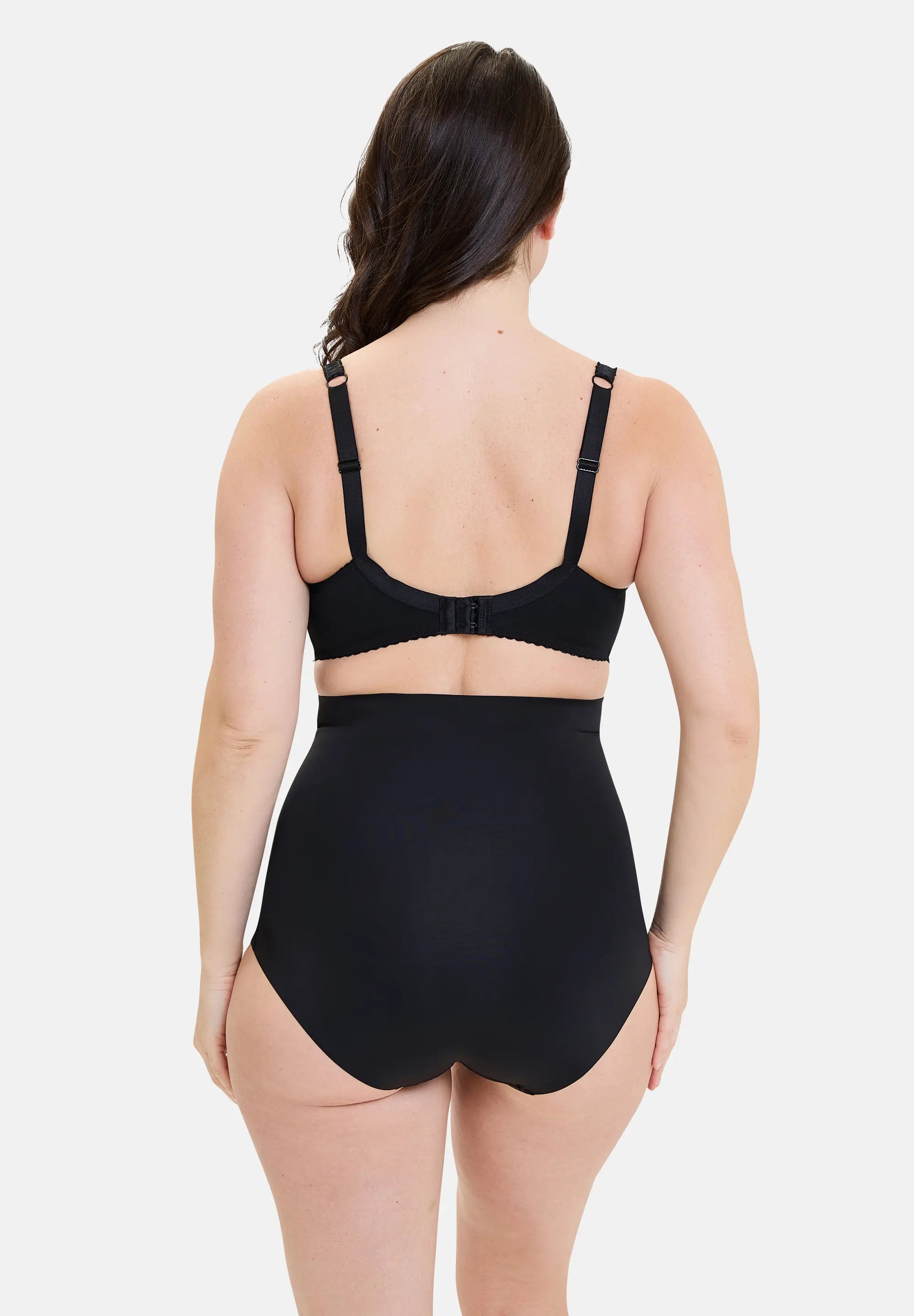 Super high waisted medium briefs Perfect Touch Black