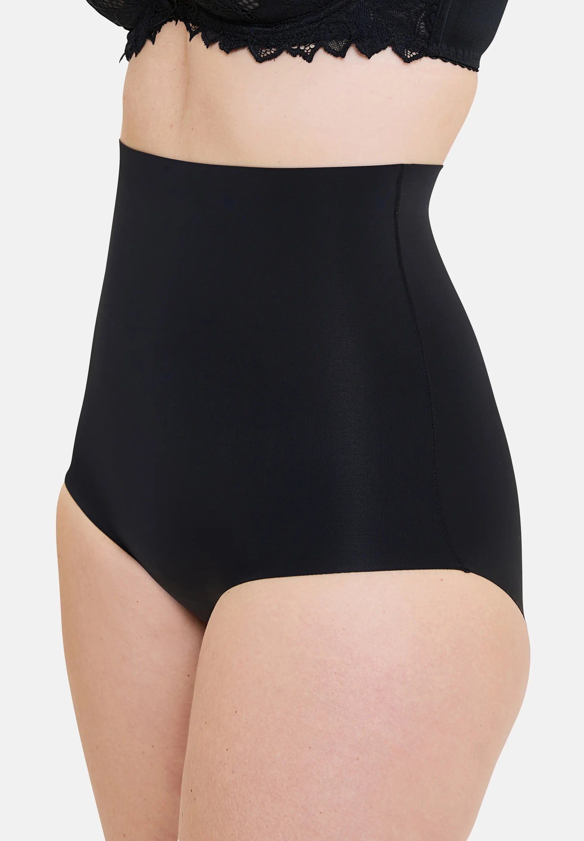 Super high waisted medium briefs Perfect Touch Black
