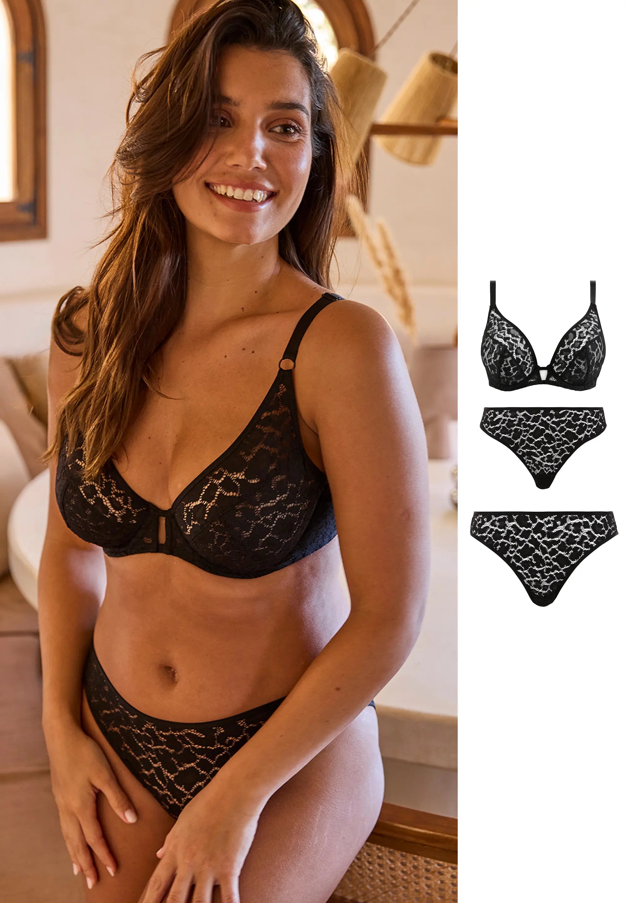 Conjunto Maelis con el slip y el tanga