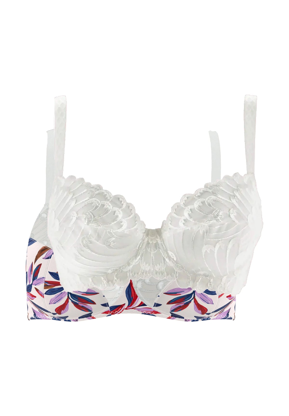 2-pack underwired bras Narcisse Ivory and Fucsia