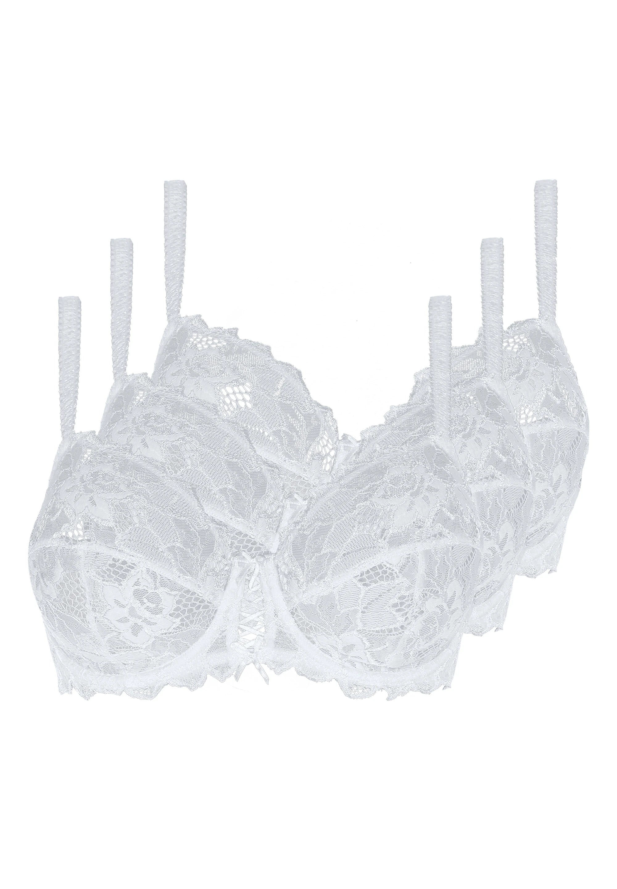 Pack of 3 bras Trio Arum Black, Nude and White