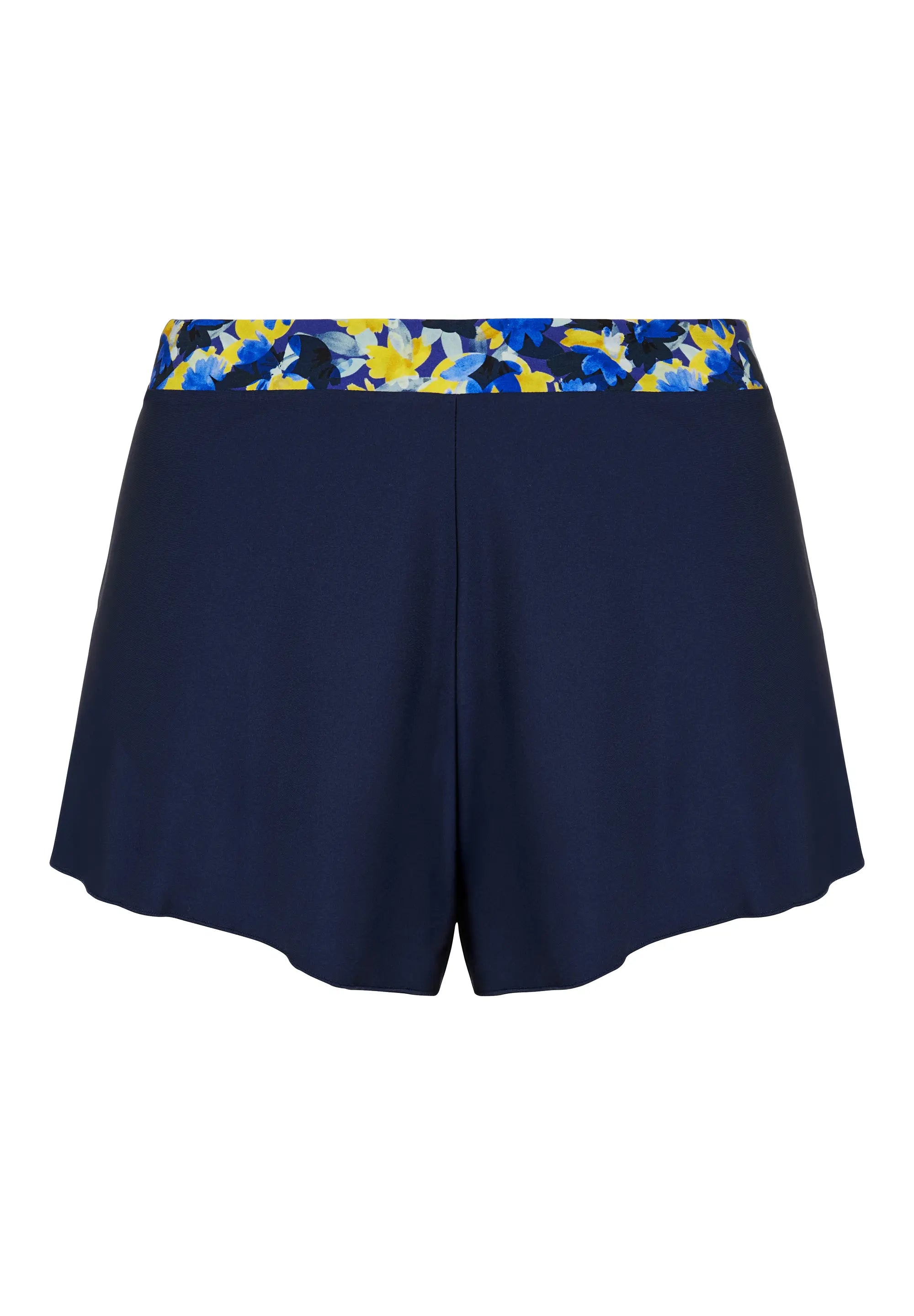 Short Célia Fleurs Bleues & Jaunes