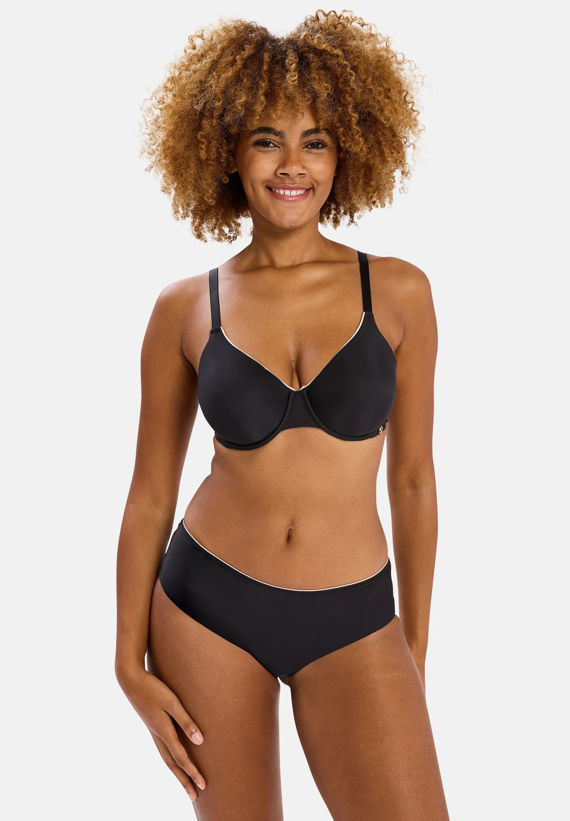 Damen-Hipster Unseen Schwarz / Blush