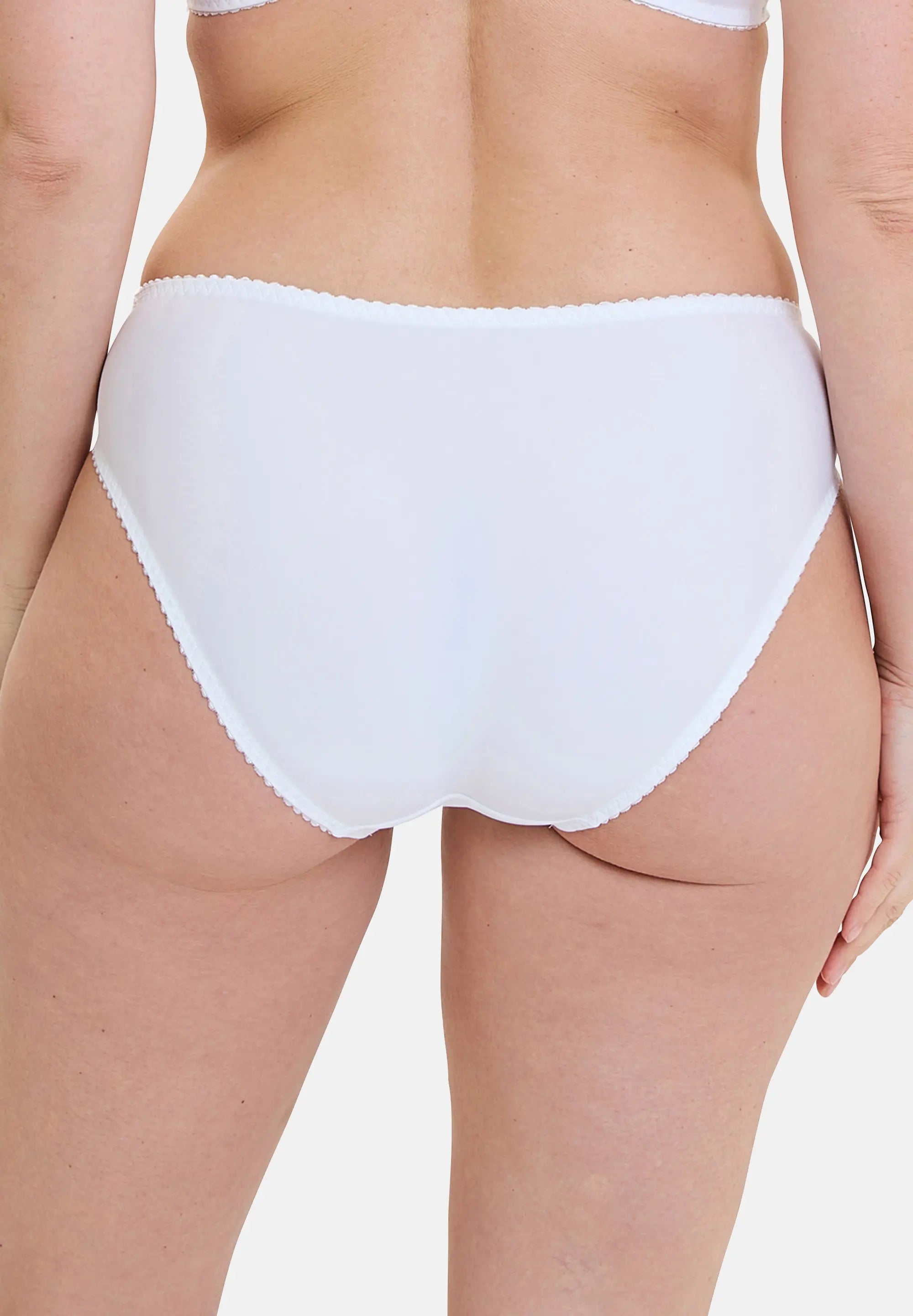 Set van 3 Arum slips in Zwart, Wit en Nude