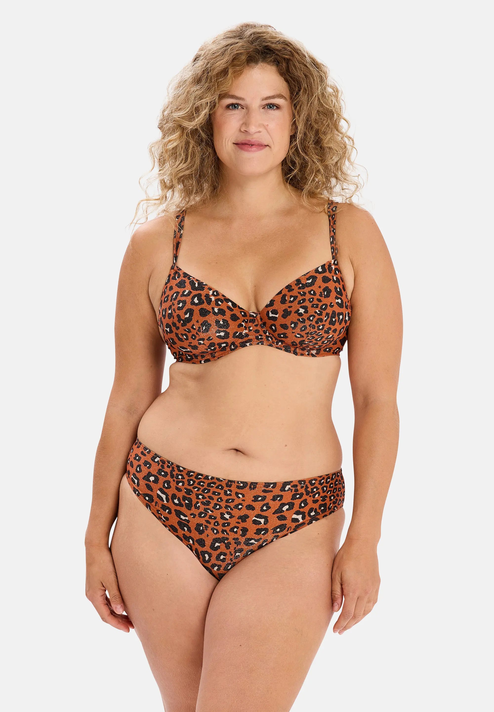 Slip de bain Langkawi Animal Terracotta