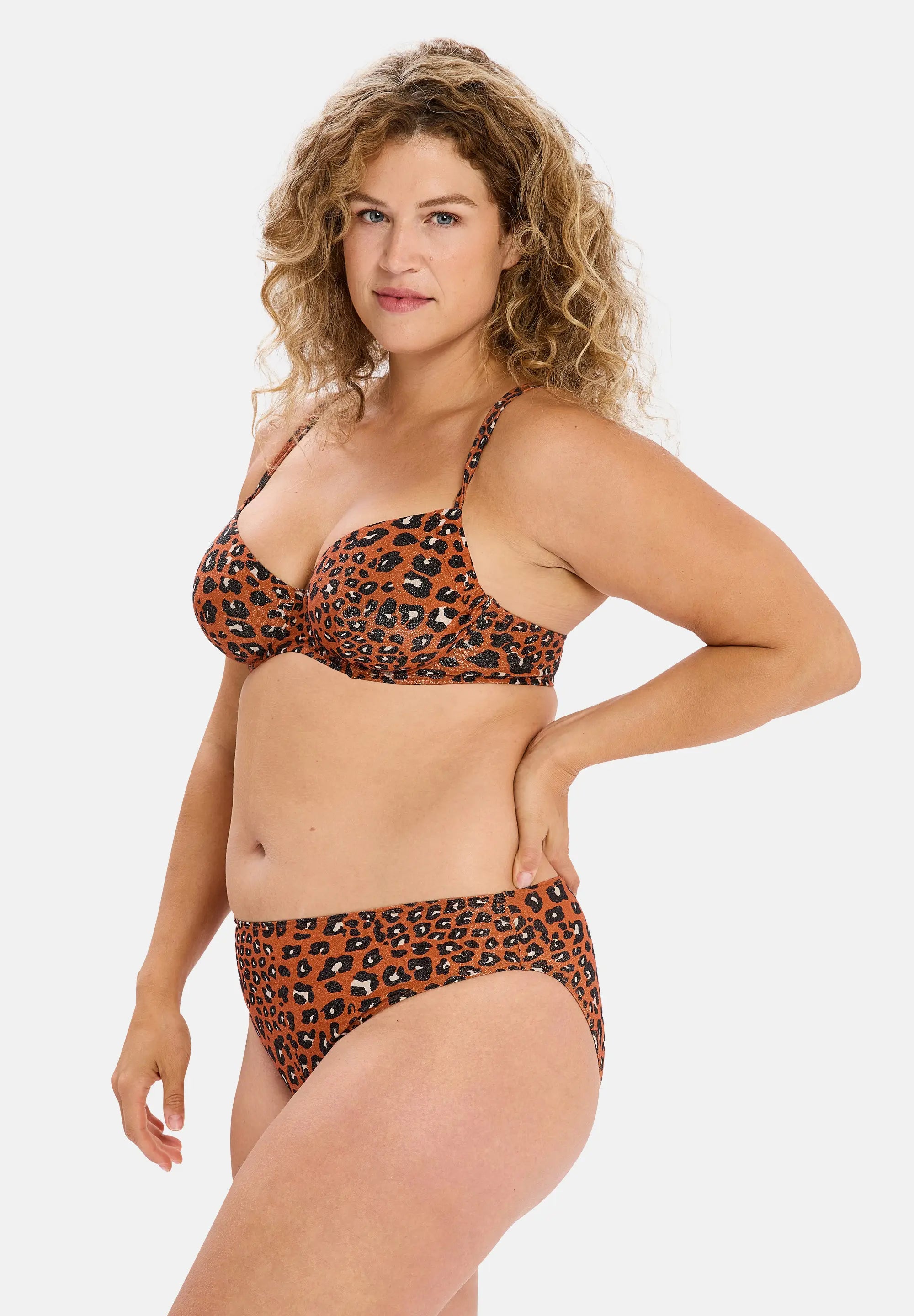 Slip de bain Langkawi Animal Terracotta