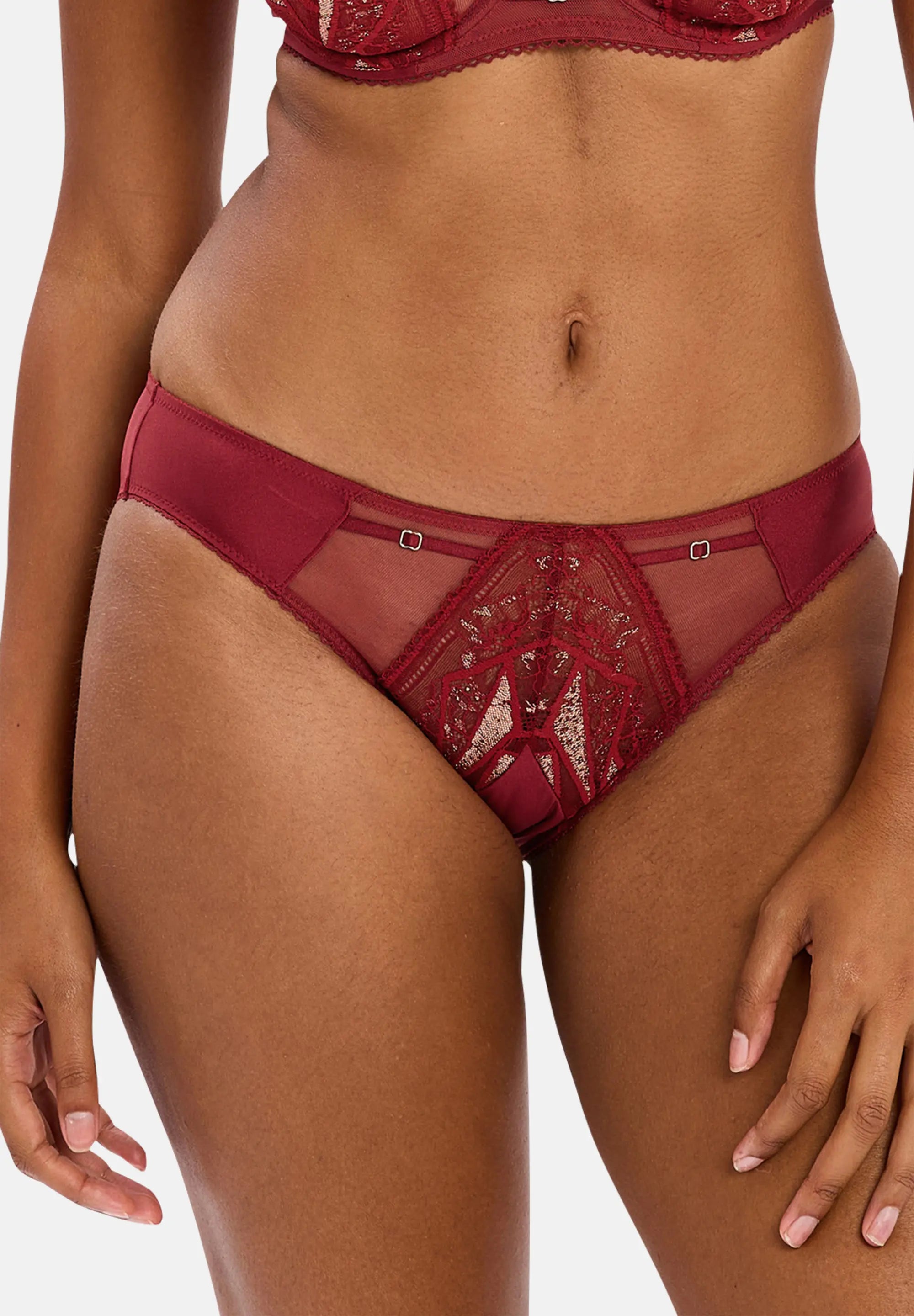 Slip Désiré Rood & Koperkleurig Lurex