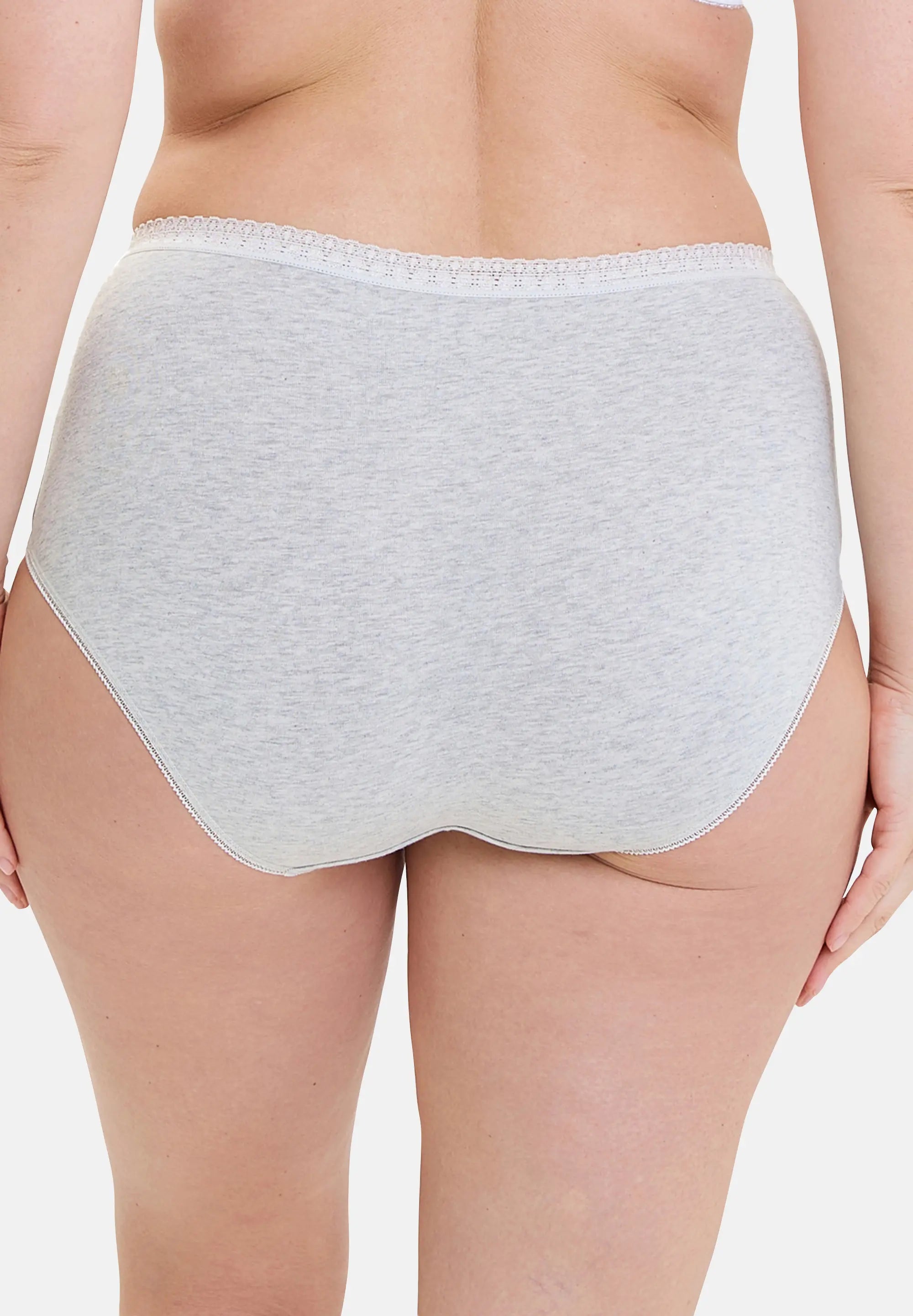 Slip - Lot de 2 Classique Coton Gris chiné