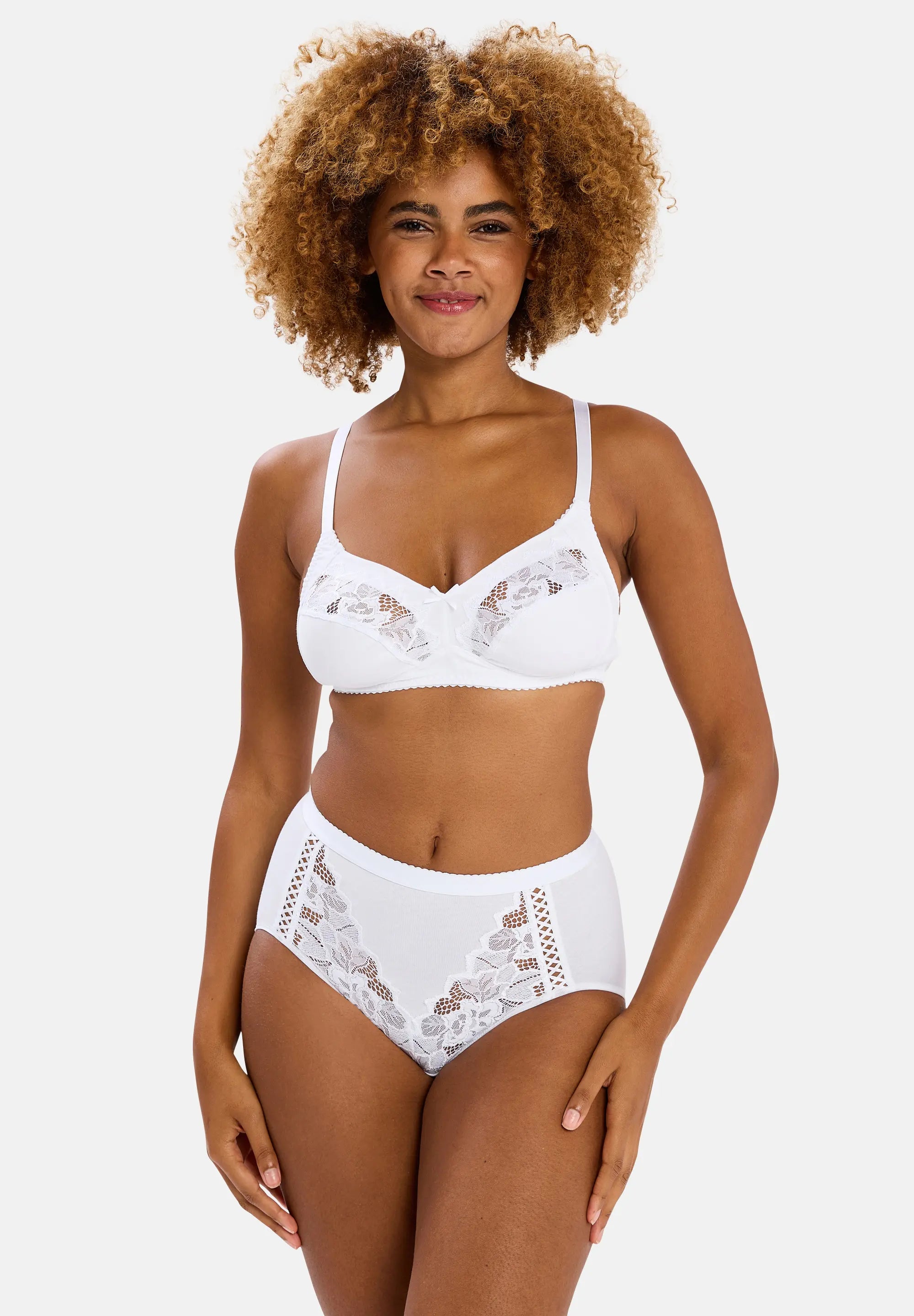 Soutien-gorge emboîtant Coton Plus sans armatures Coton d'Arum Blanc