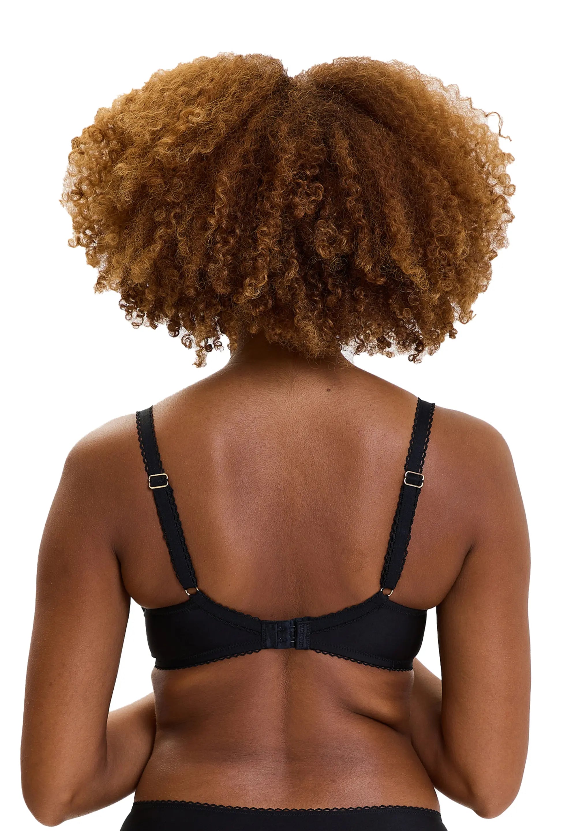 Reggiseno a mezza coppa Désiré Nero e Lurex Rame