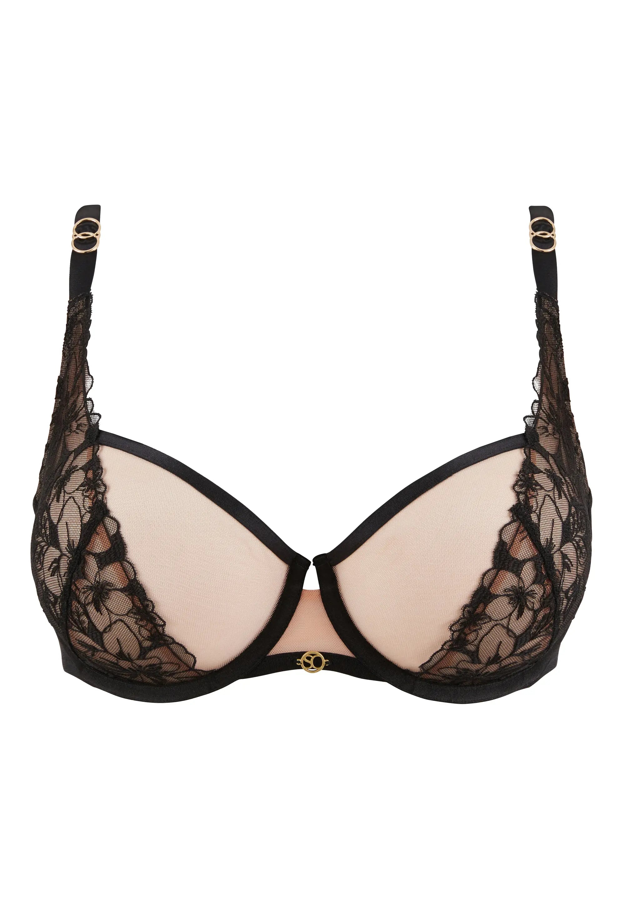 Half cup bra Deva Black