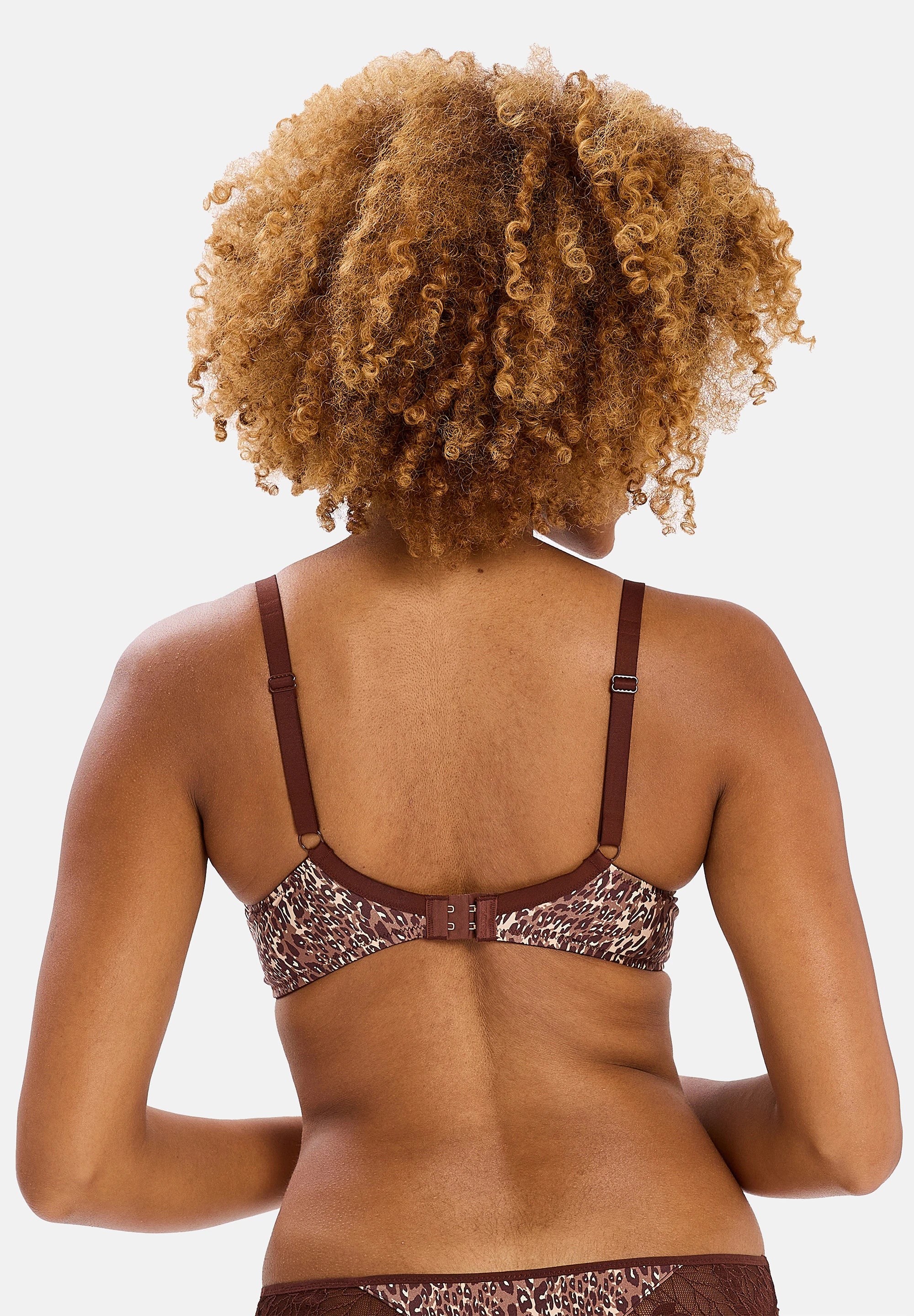 Soutien-gorge emboîtant Naia Guépard Chocolat