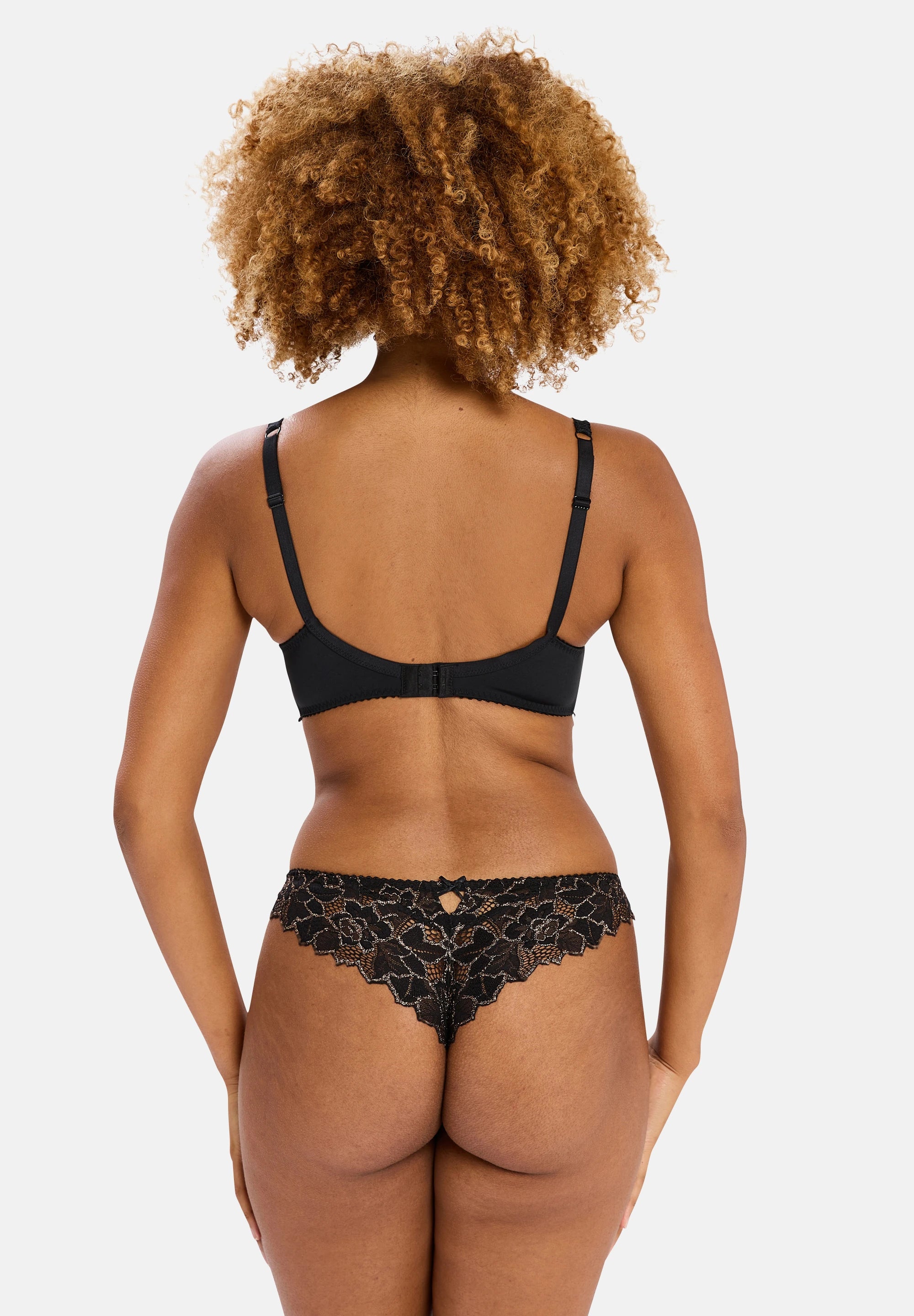 Tanga Arum Party Noir Cuivré