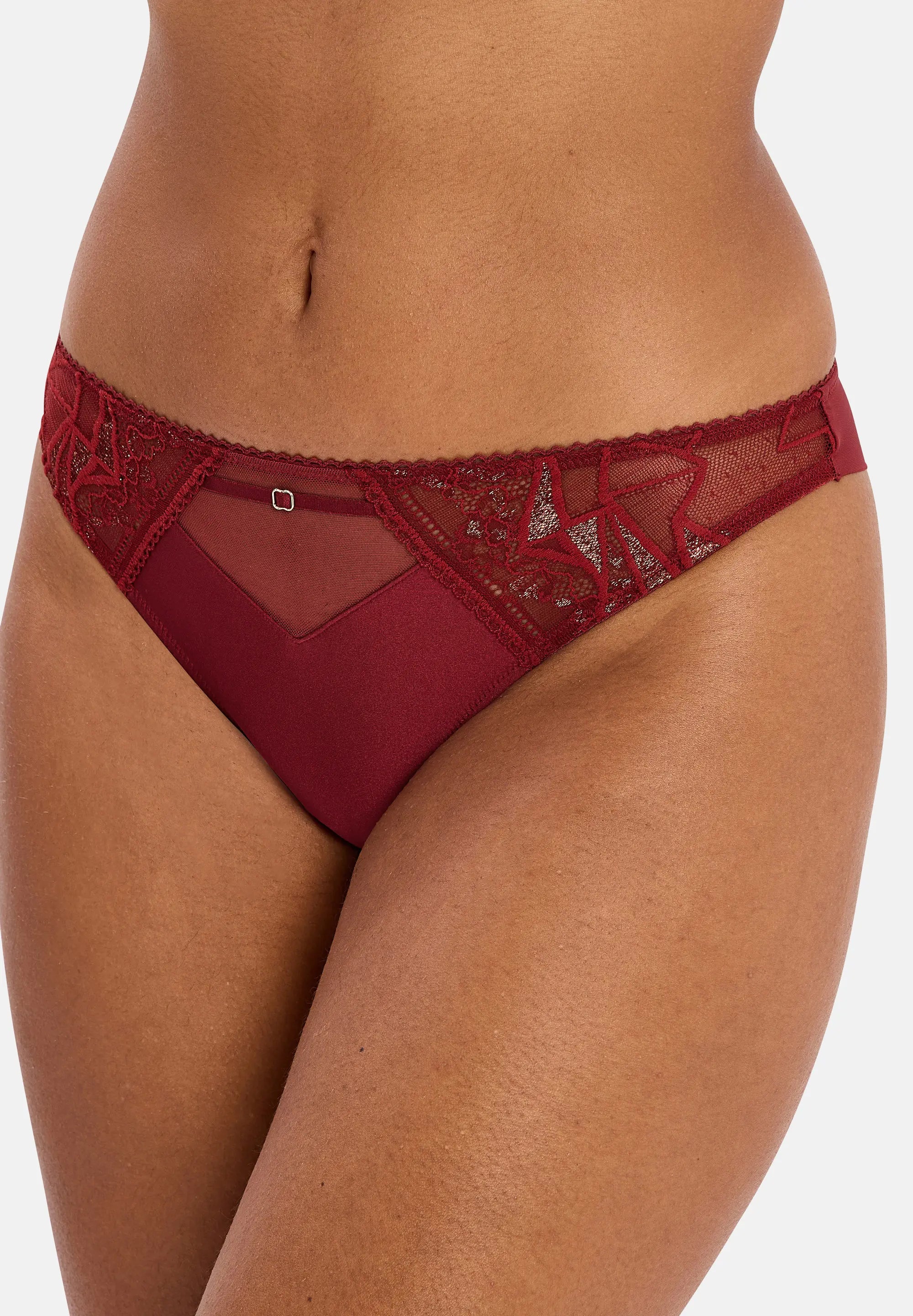 Tanga Désiré Rood en Koperkleurig Lurex